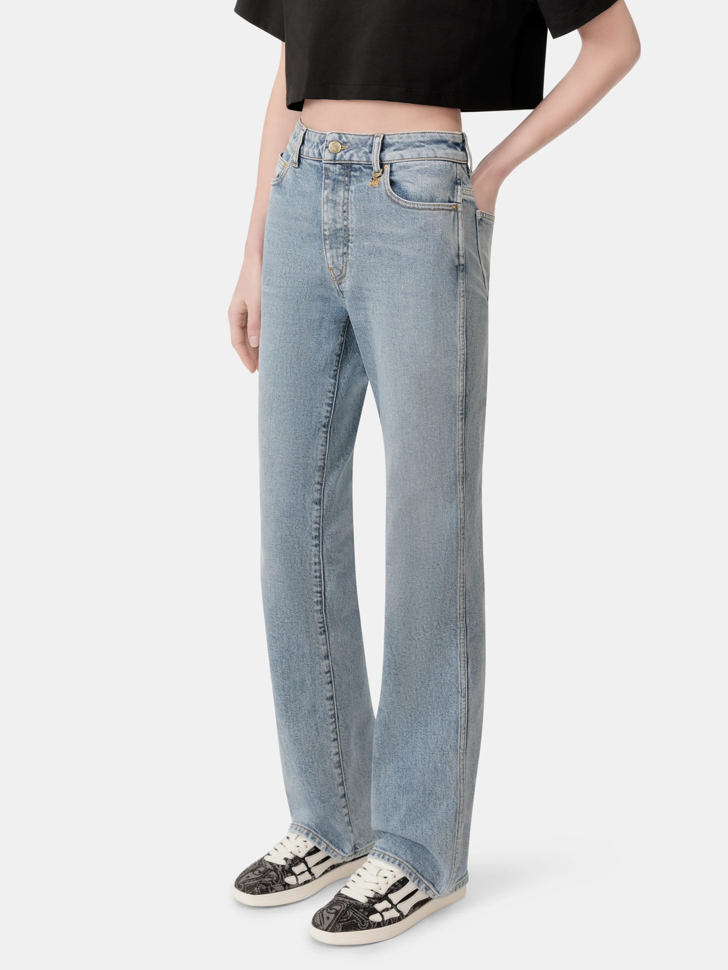 WOMEN - WOMEN'S SLIM JEAN - Stone Indigo