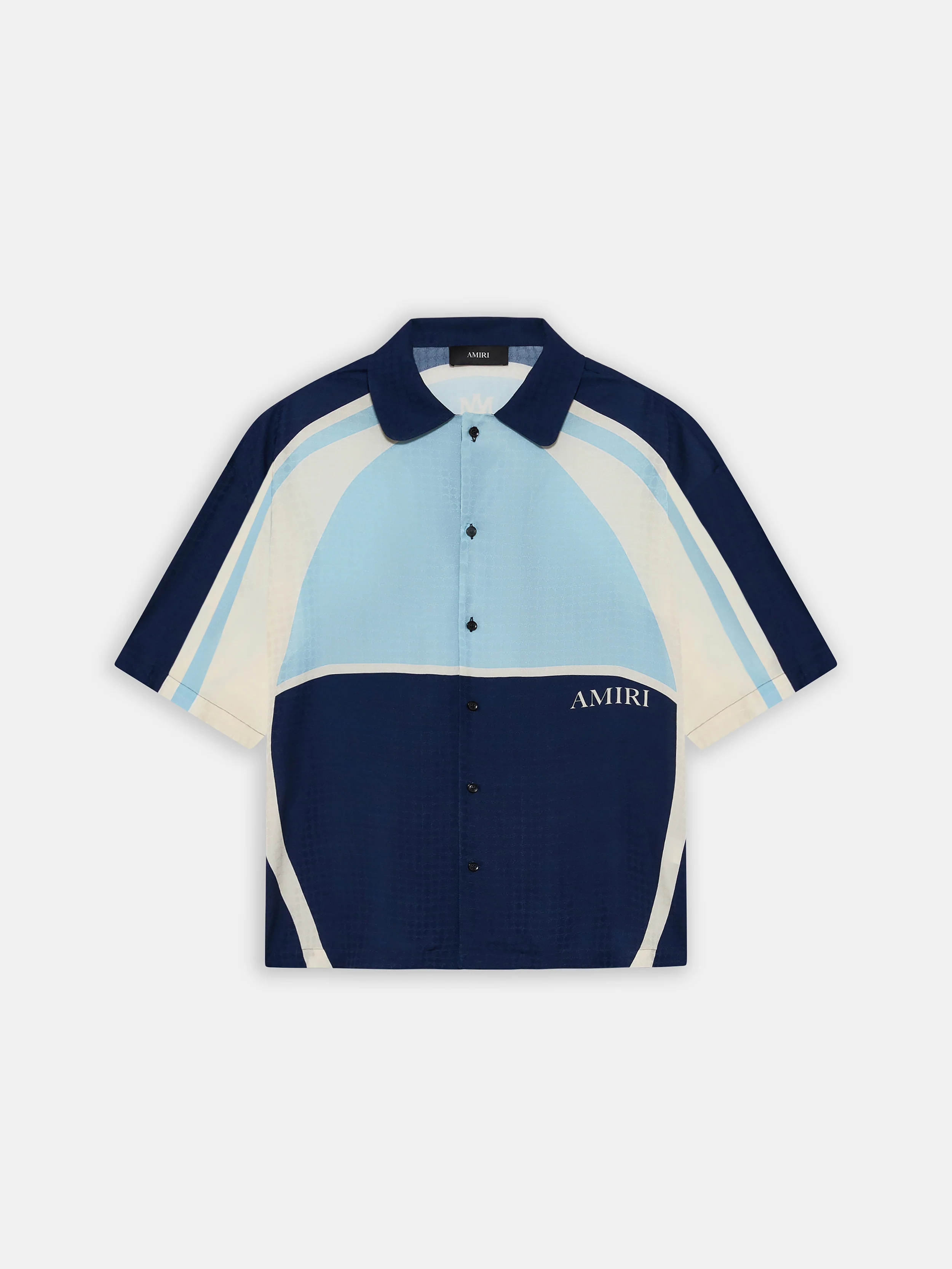 MA QUAD PANEL OVERSIZED CAMP SHIRT - Midnight Blue