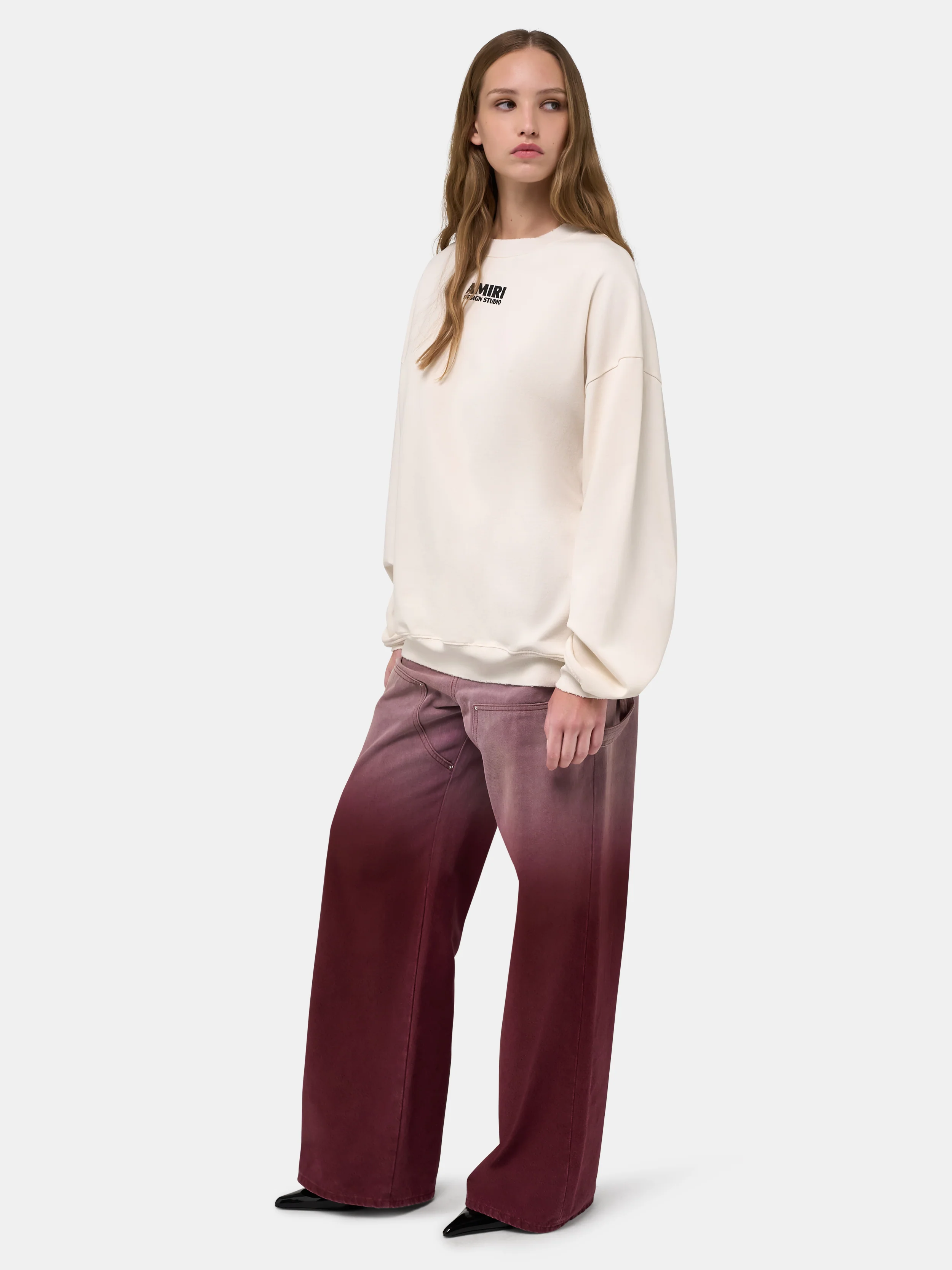 WOMEN - WOMEN'S GRADIENT CARPENTER JEAN - Terracotta