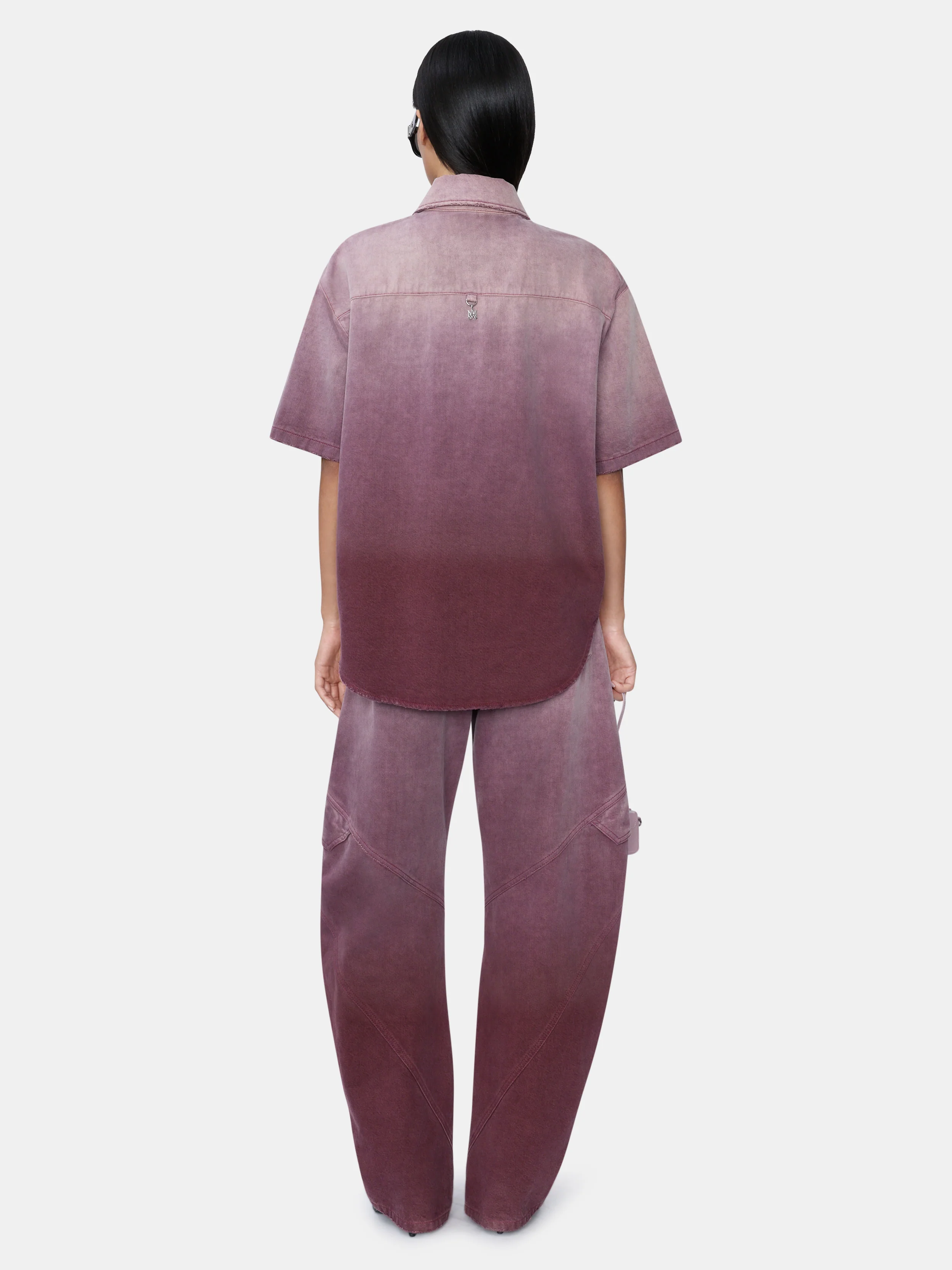 WOMEN - WOMEN'S GRADIENT DENIM SHIRT - Terracotta
