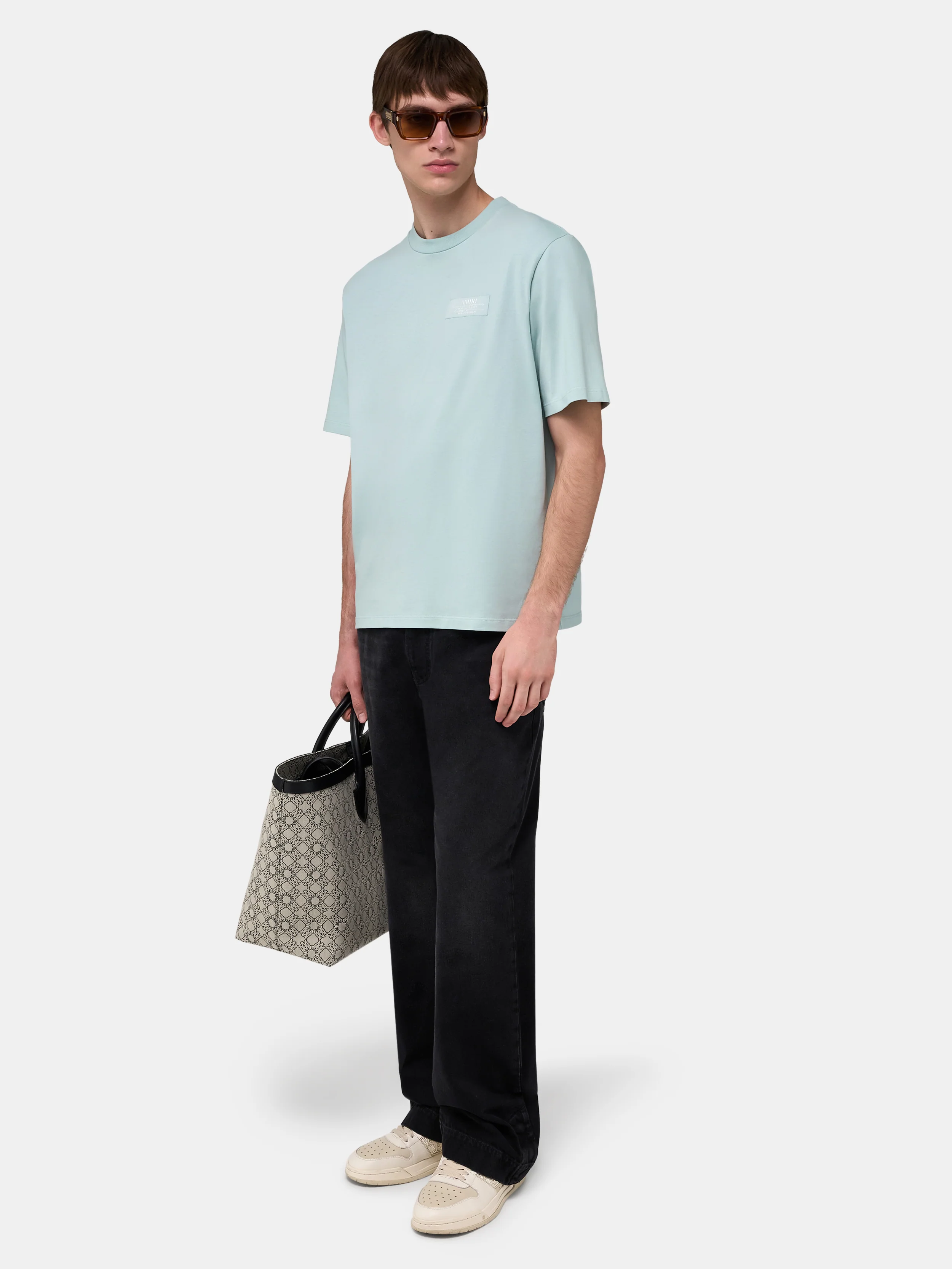 AMIRI SPIRIT TEE - Powder Teal