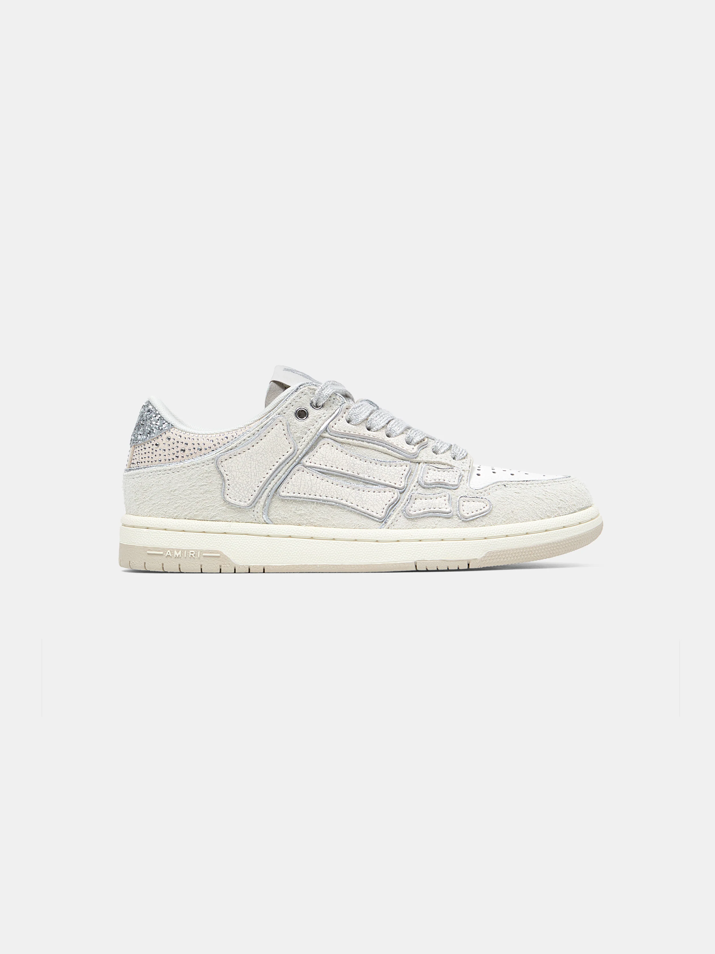 WOMEN - WOMEN'S GLITTER SKEL TOP LOW - Alabaster