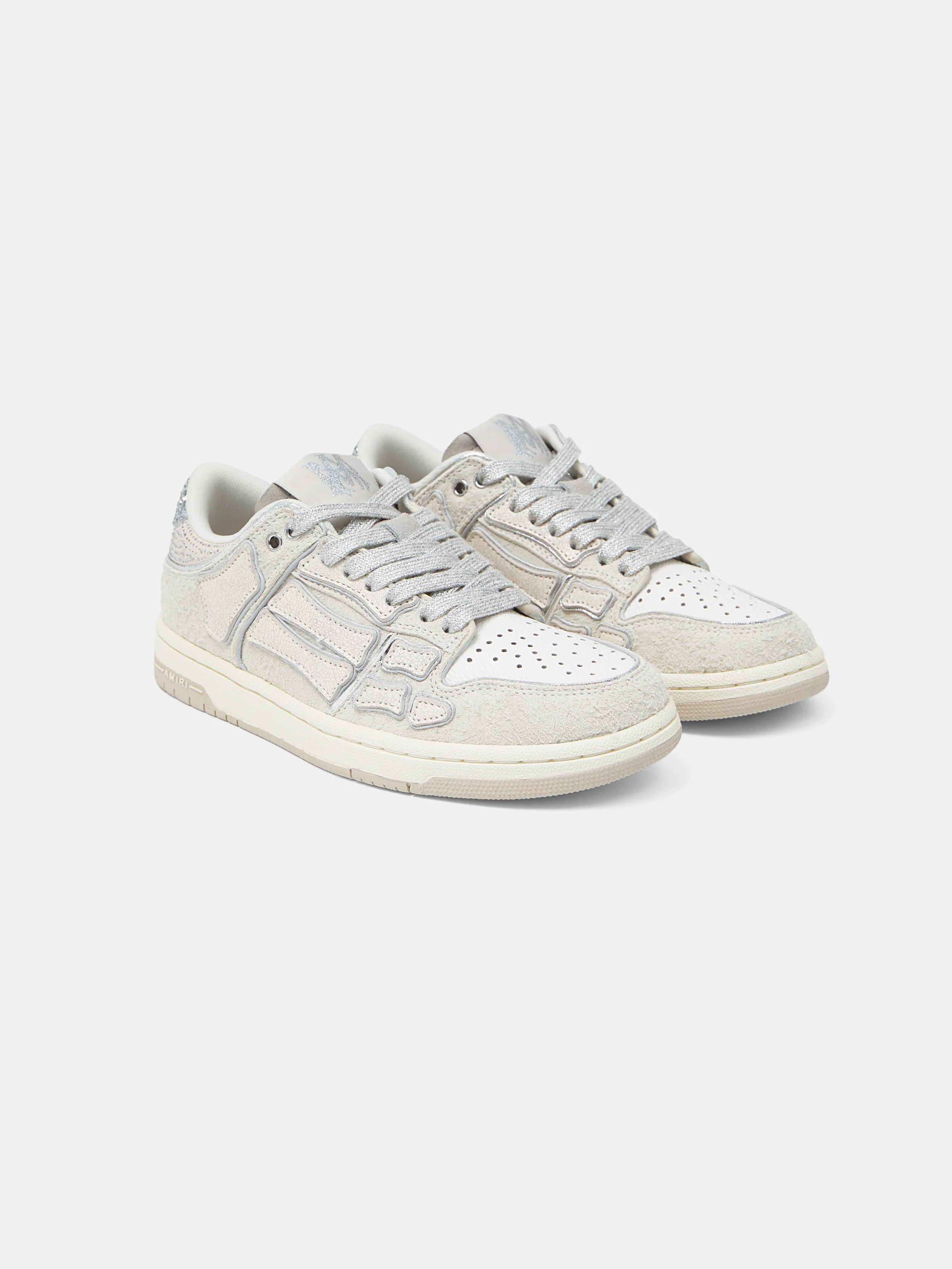 WOMEN - WOMEN'S GLITTER SKEL TOP LOW - Alabaster