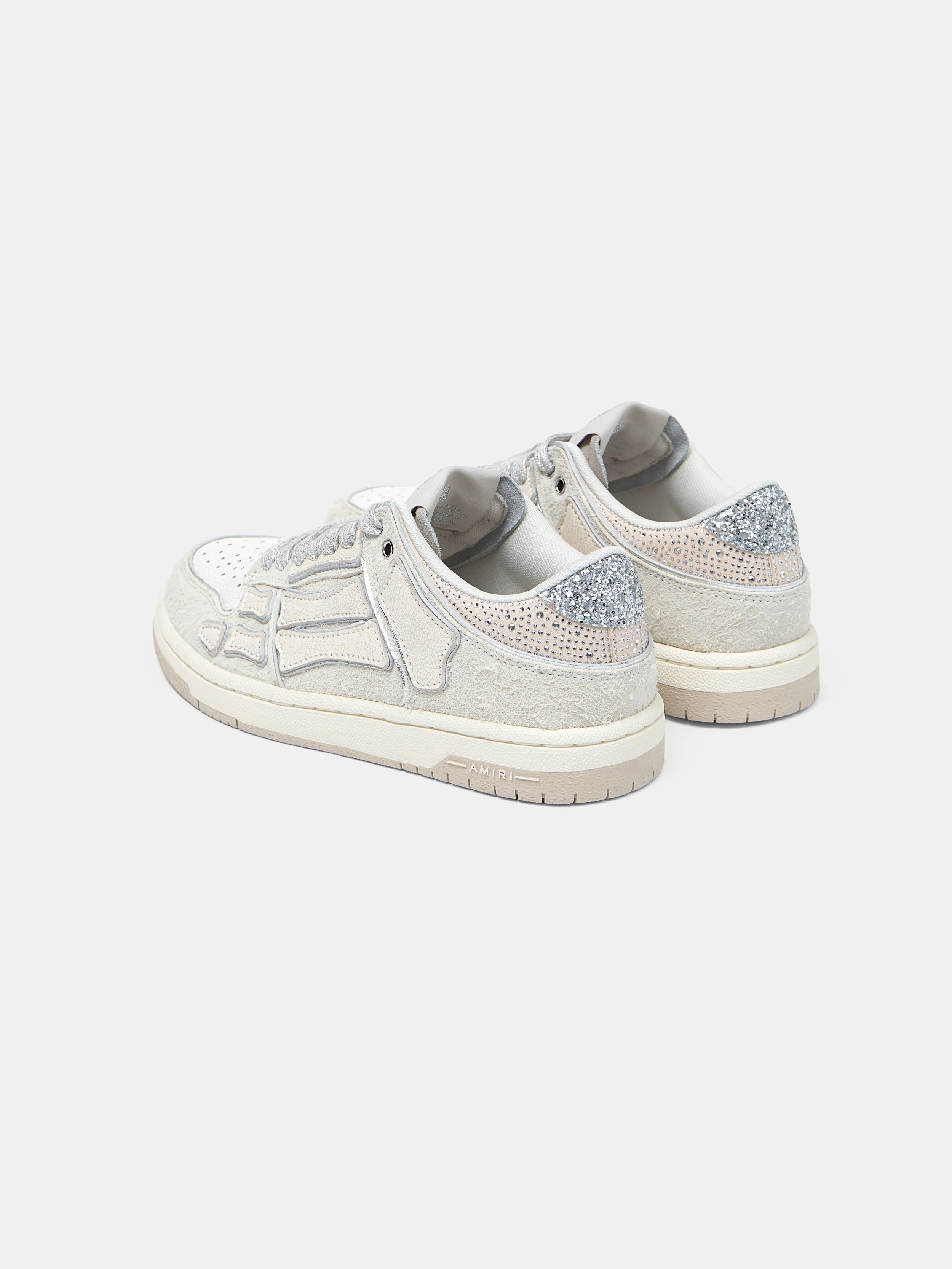 WOMEN - WOMEN'S GLITTER SKEL TOP LOW - Alabaster