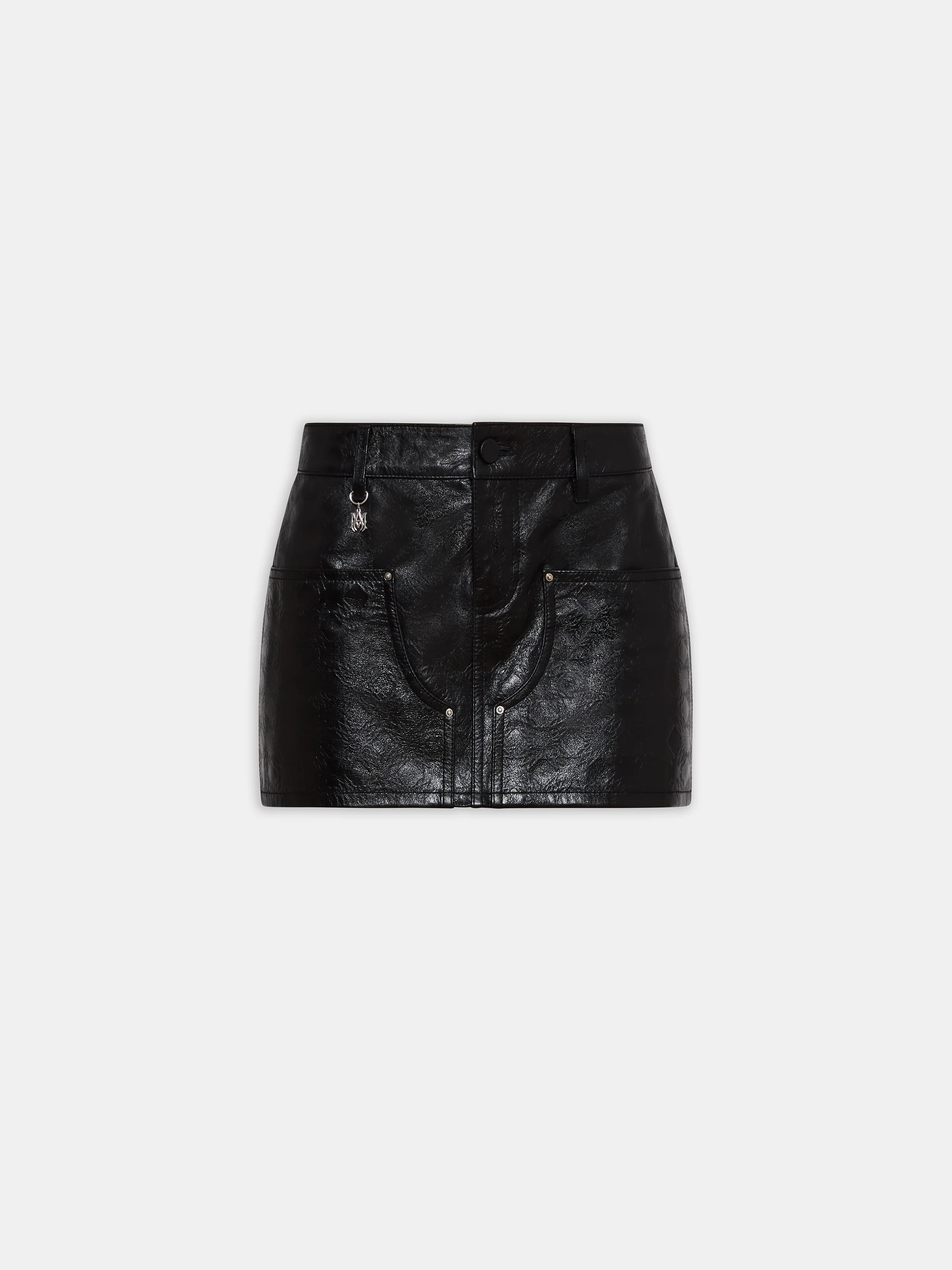 WOMEN - WOMEN'S MA QUAD LEATHER SKIRT - Black