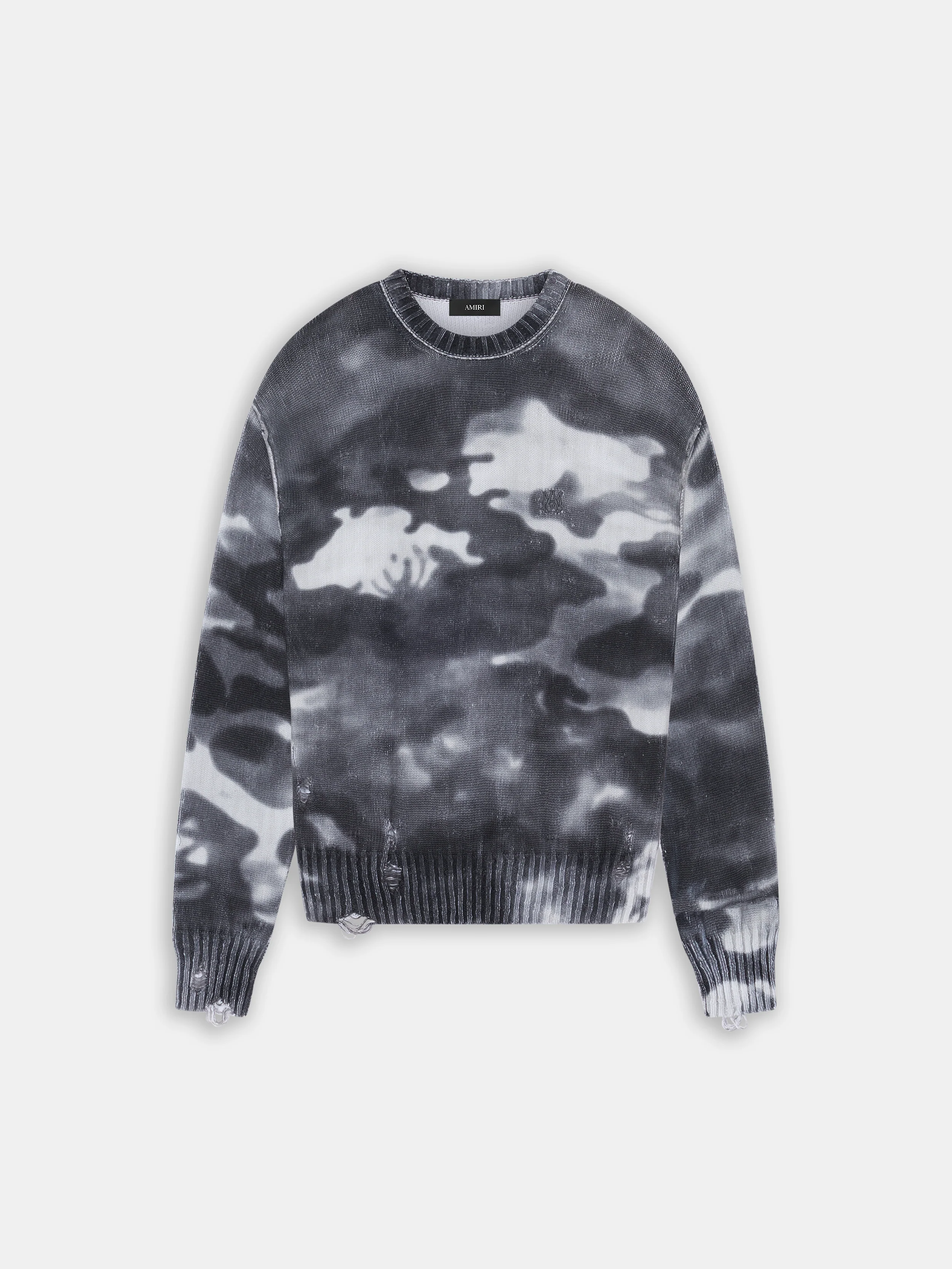CAMO SWEATER - Grey