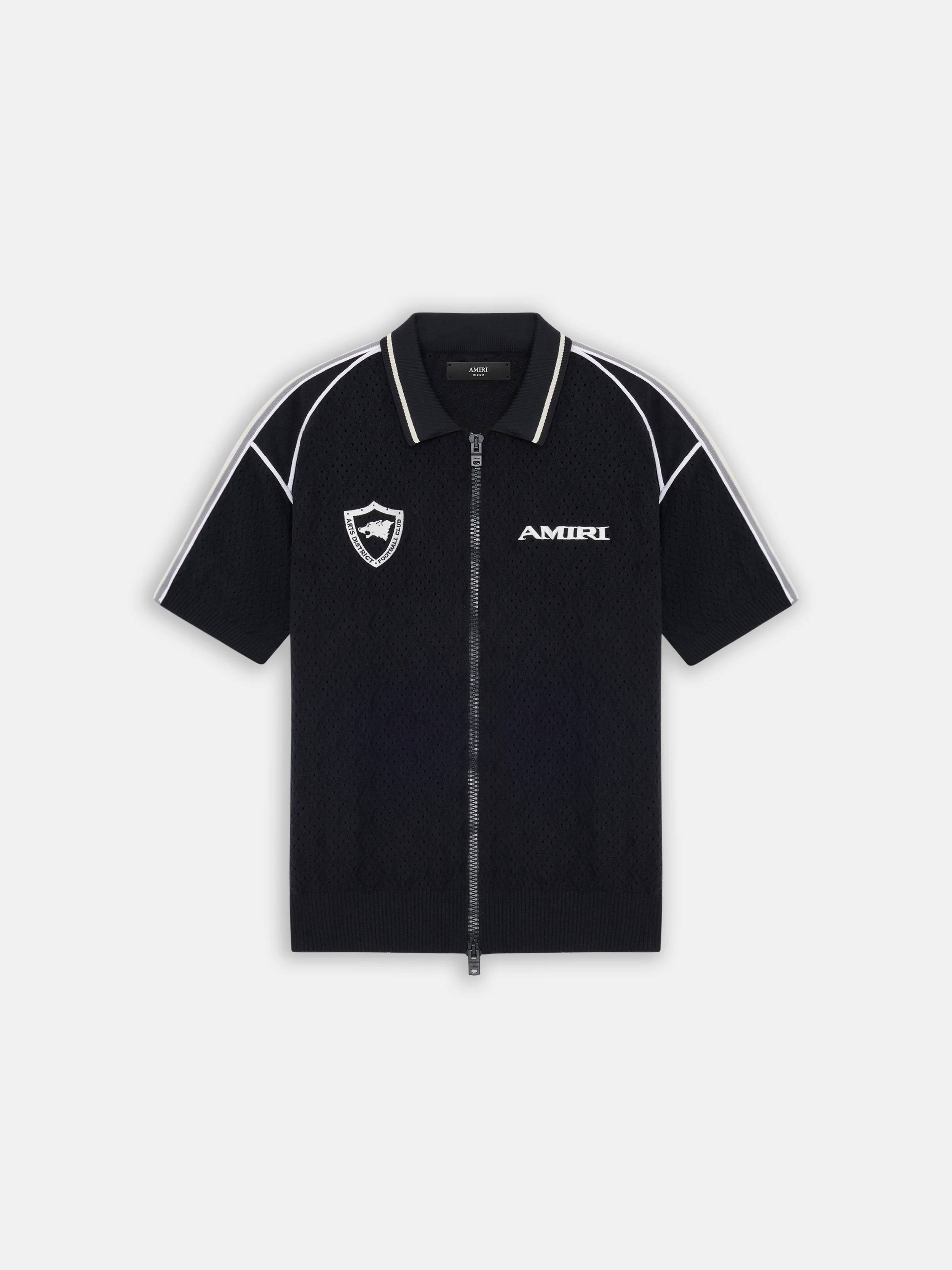 AMIRI SPORT ZIP SHIRT - Black