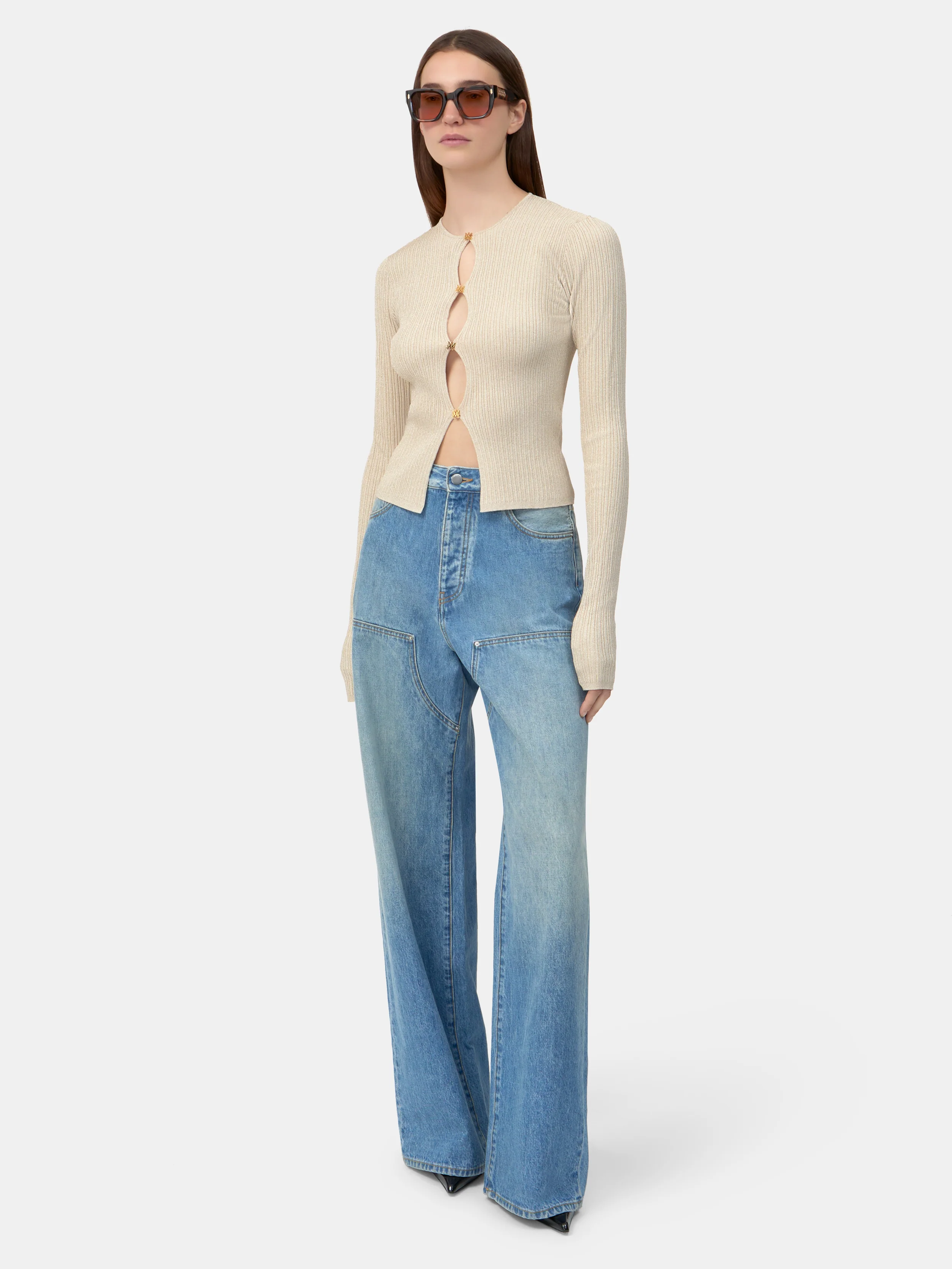 WOMEN - WOMEN'S MA HARDWARE CARDIGAN - Ivory