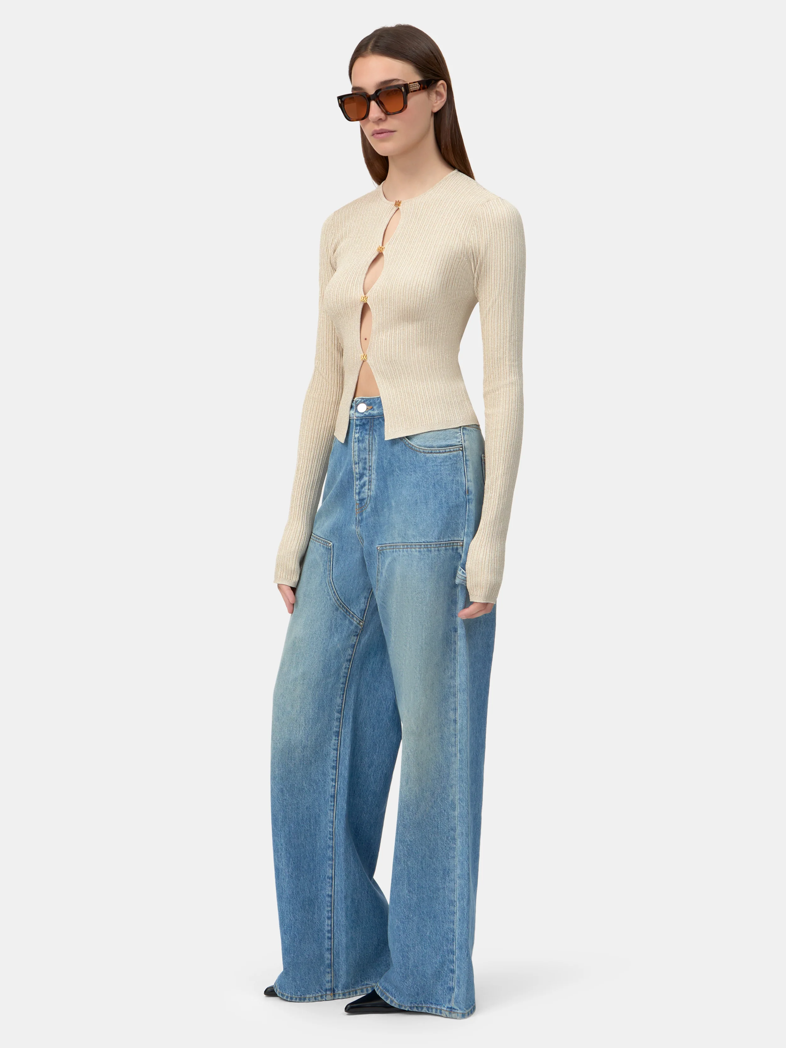 WOMEN - WOMEN'S MA HARDWARE CARDIGAN - Ivory
