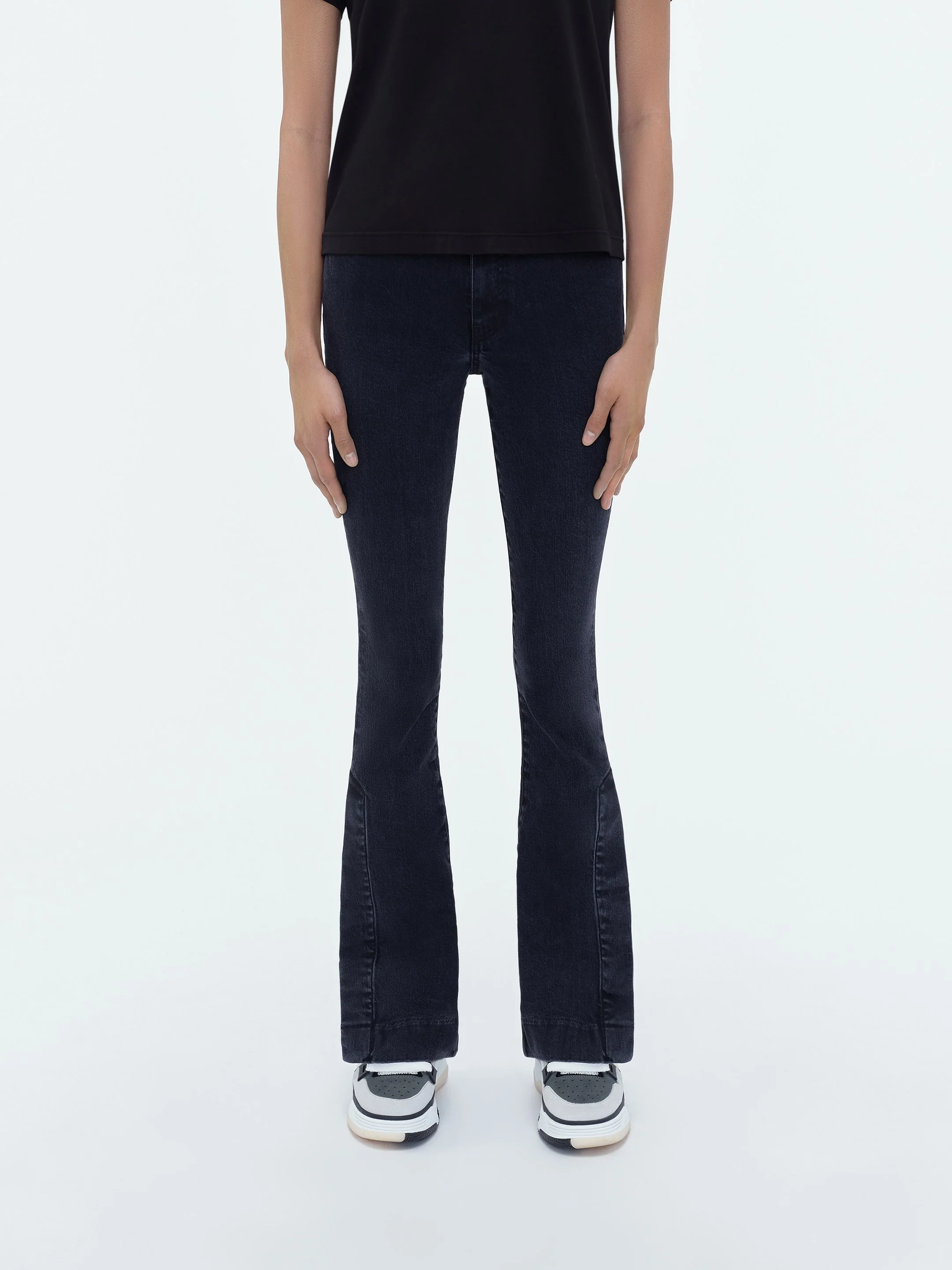 WOMEN - WOMEN'S KICK FLARE - Faded Black