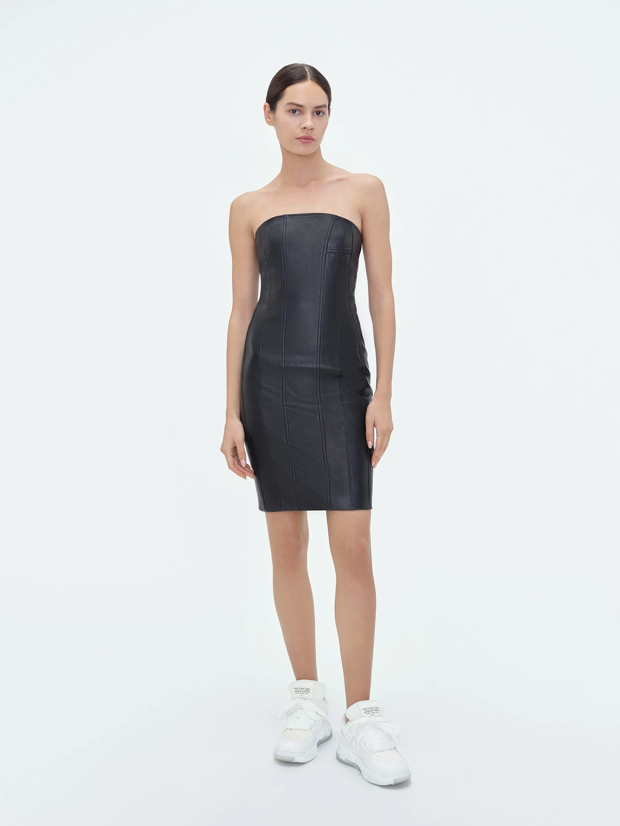 WOMEN - MA BUSTIER MINI DRESS - Black