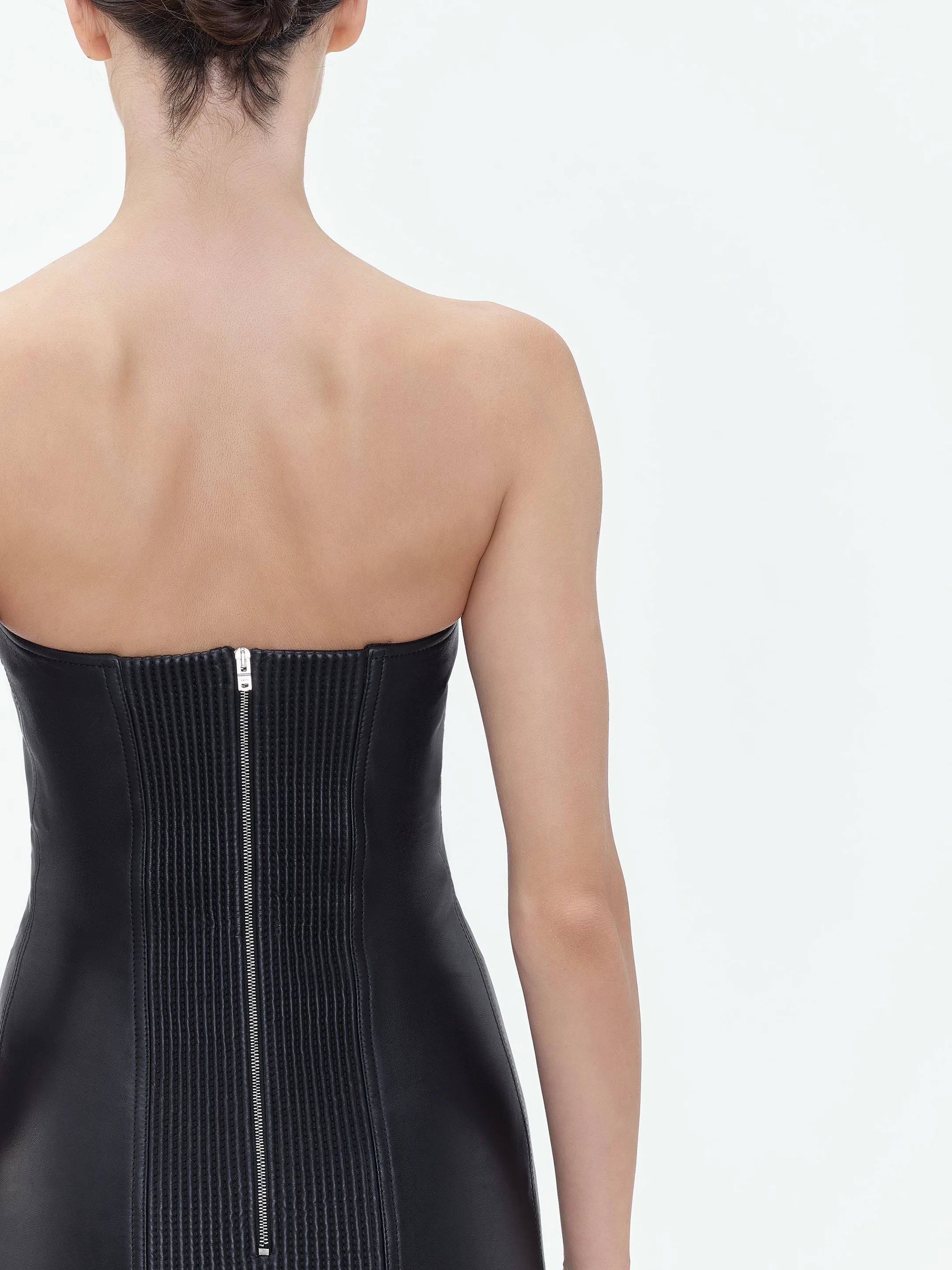 WOMEN - MA BUSTIER MINI DRESS - Black