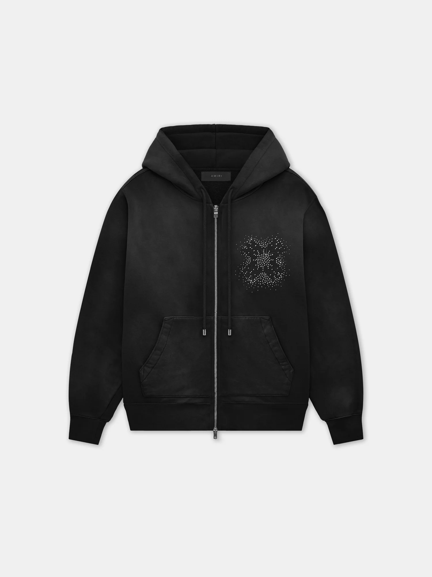 6335-ma-quad-crystal-zip-hoodie-black-1.webp MA QUAD CRYSTAL ZIP HOODIE - Black