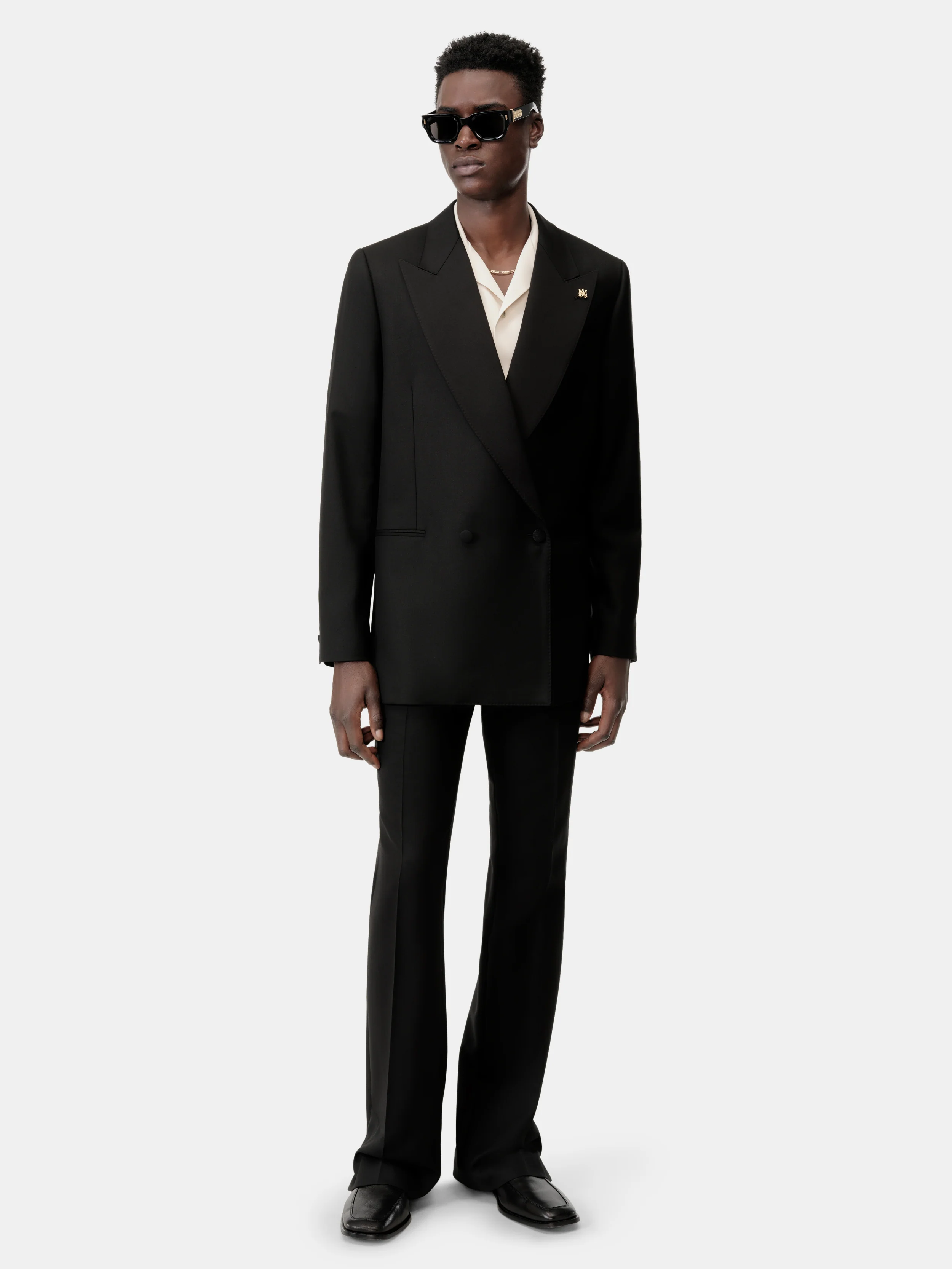 MA DOUBLE-BREASTED BLAZER - Black