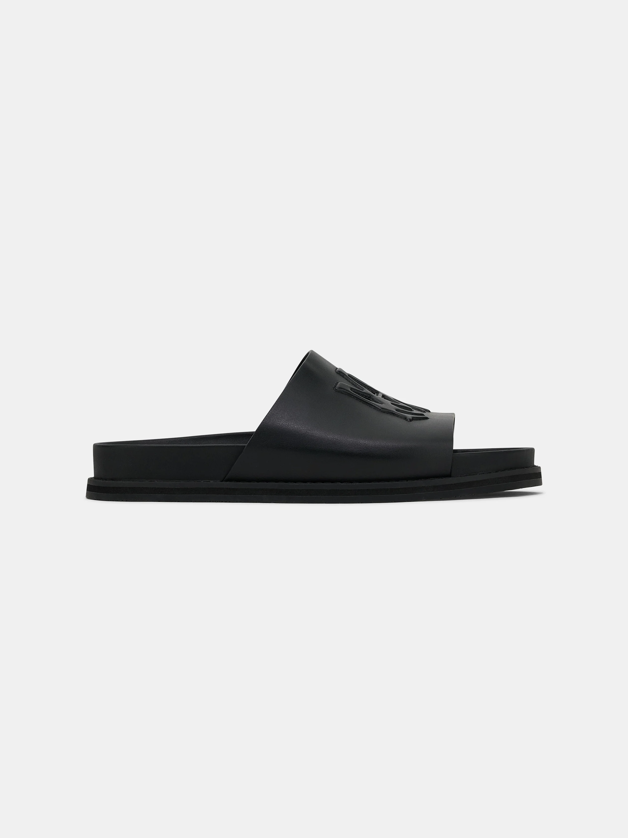 MA LEATHER SANDAL - Black