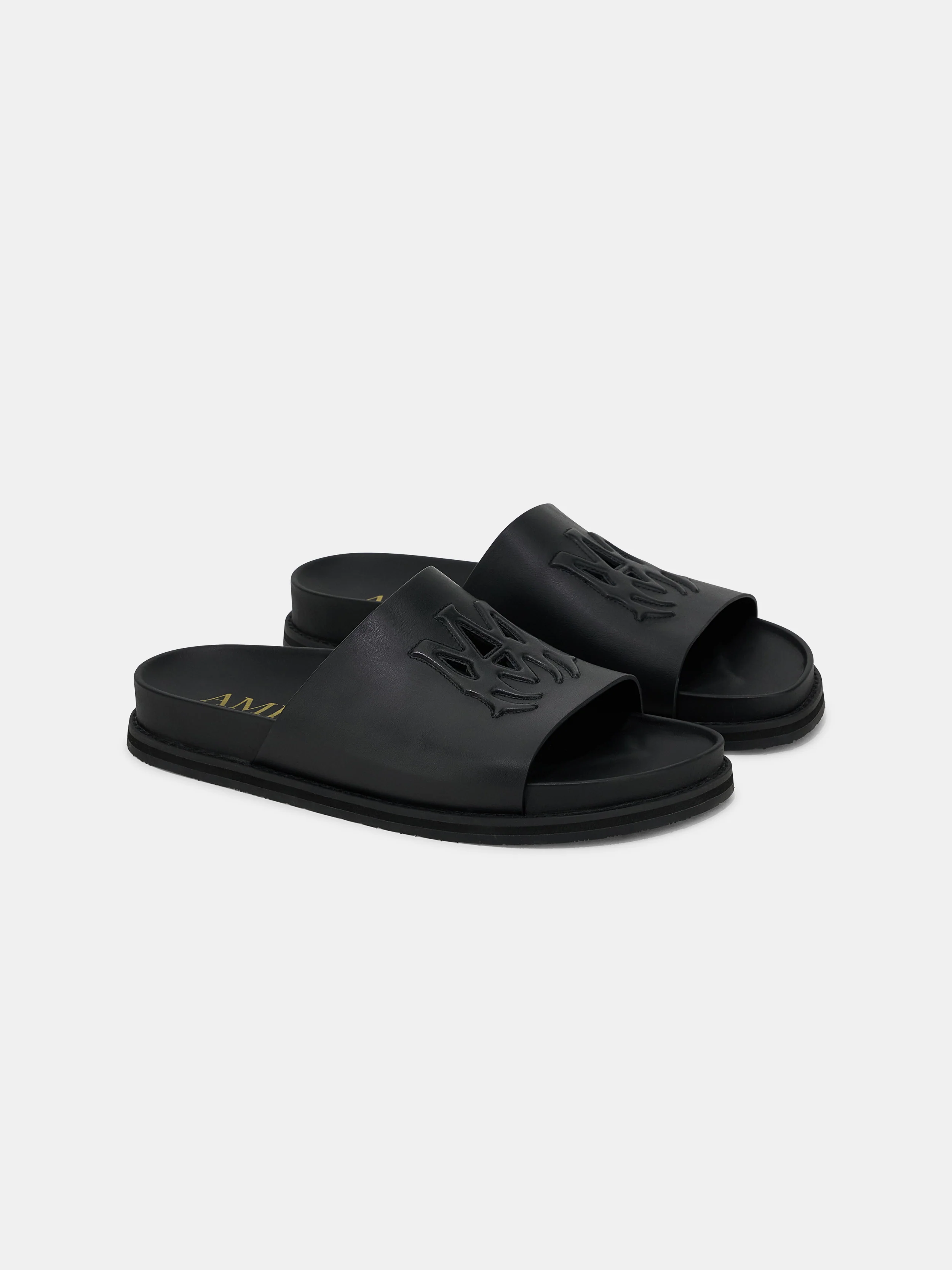 MA LEATHER SANDAL - Black