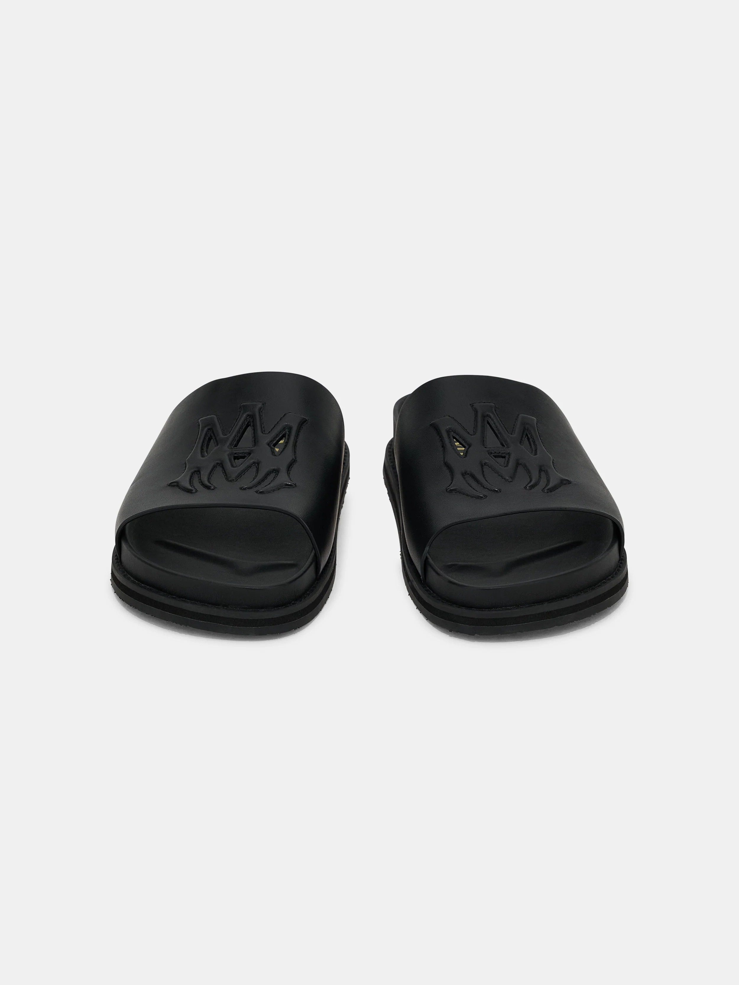 MA LEATHER SANDAL - Black