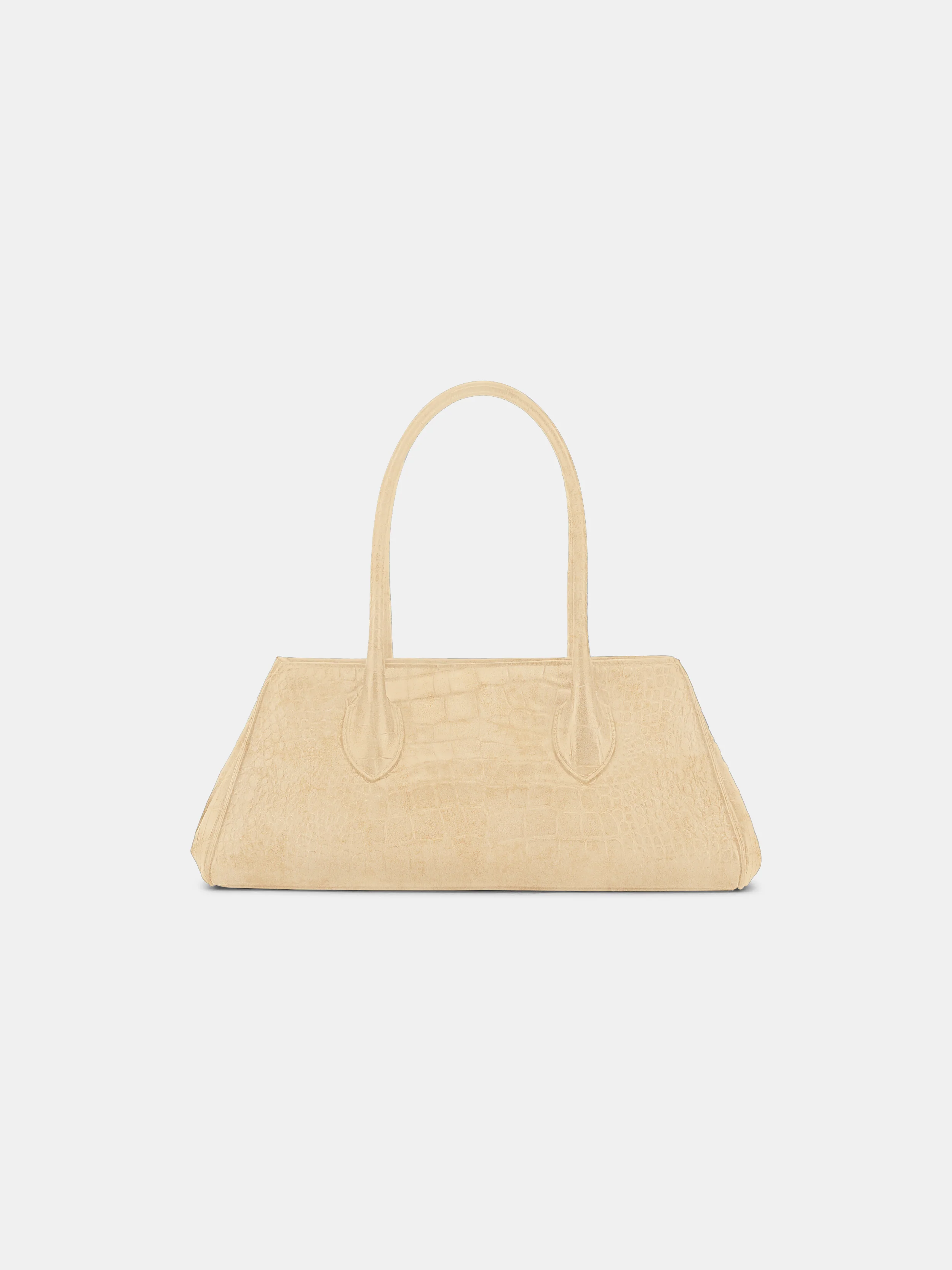 WOMEN - WOMEN'S SUEDE CROC HONEY 40 SHOULDER - Taupe