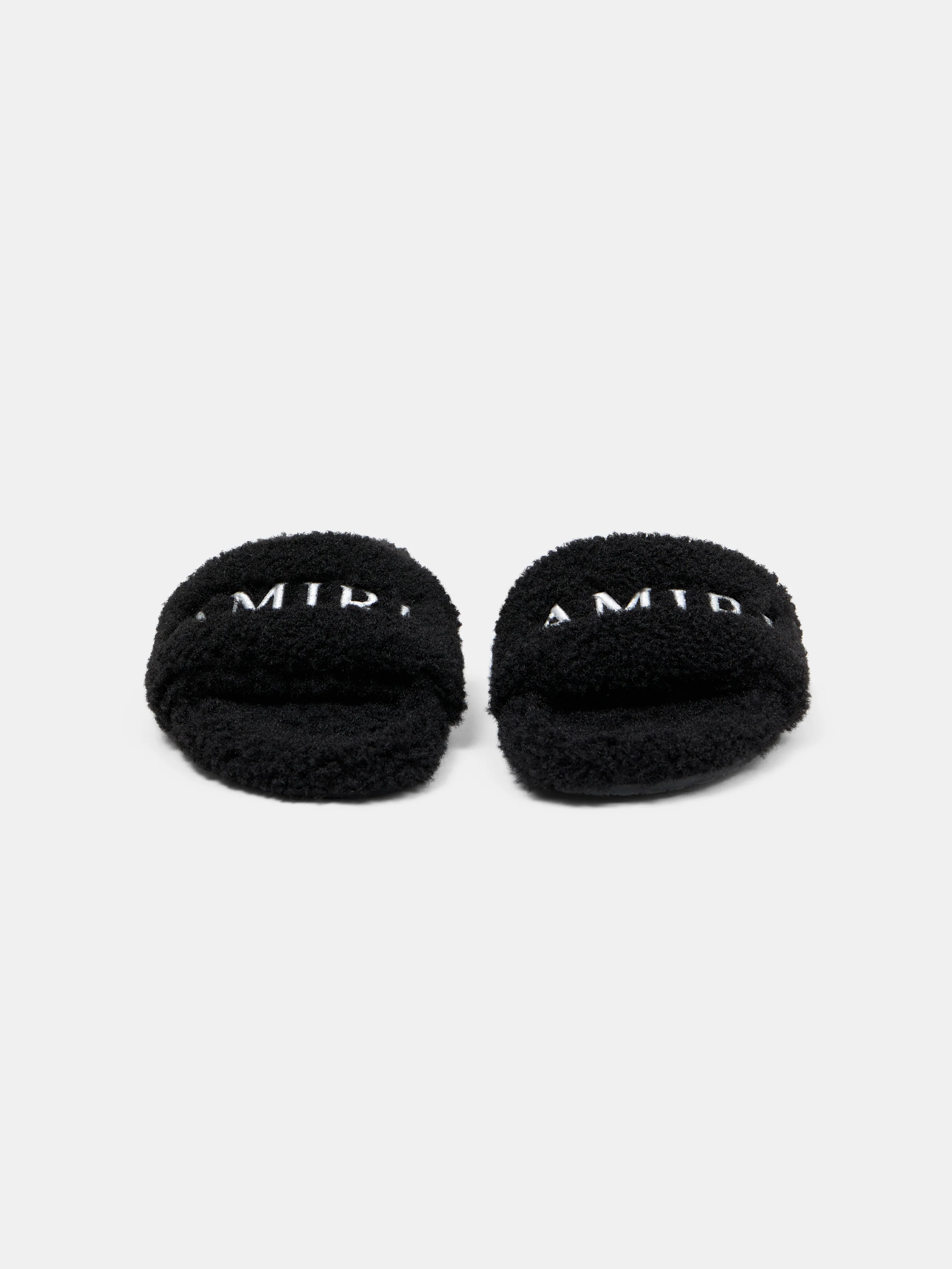 WOMEN - WOMEN'S AMIRI SHEARLING SLIDE - Black
