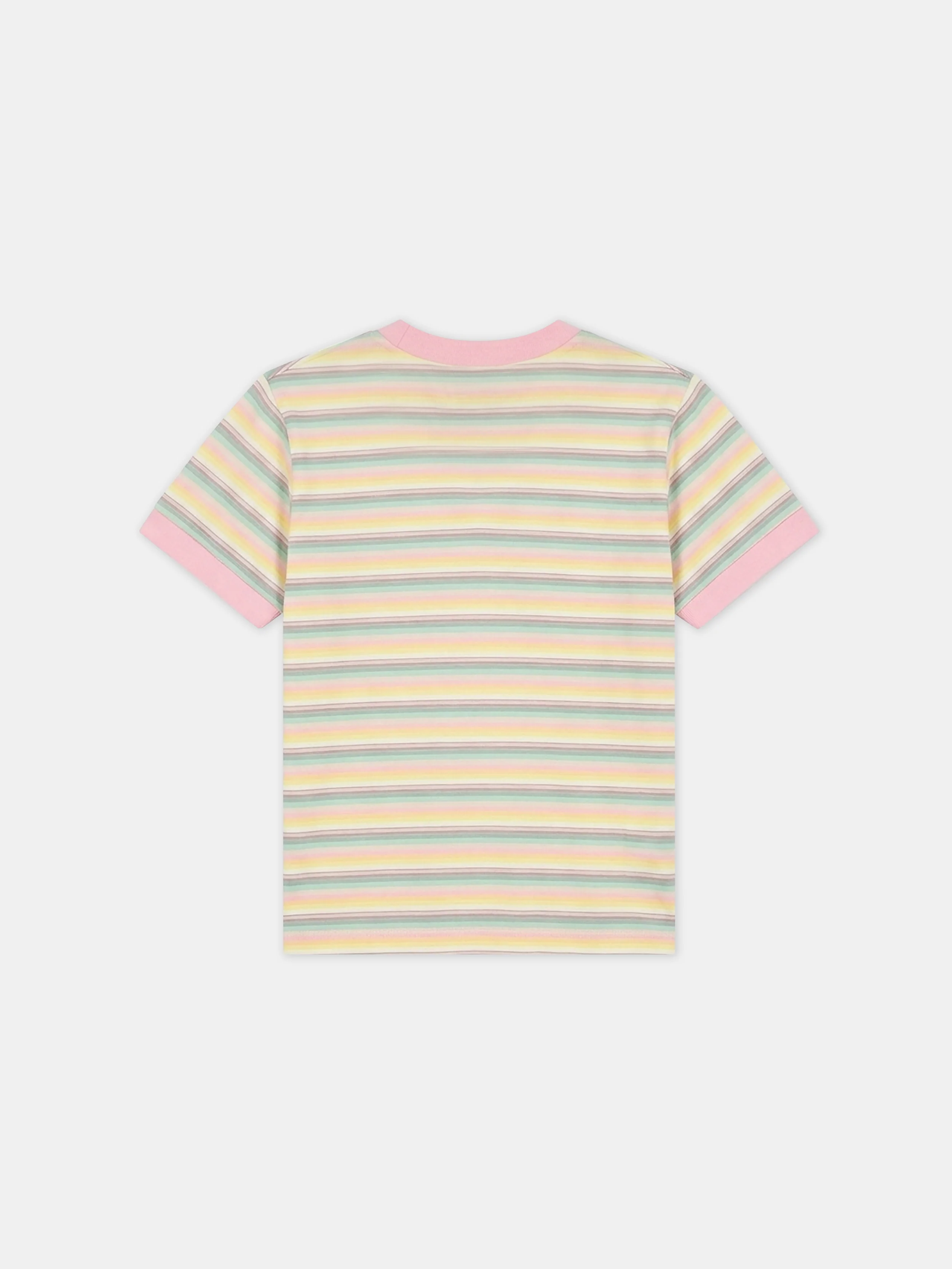 KIDS - KIDS' MA STRIPED RINGER TEE - Multi