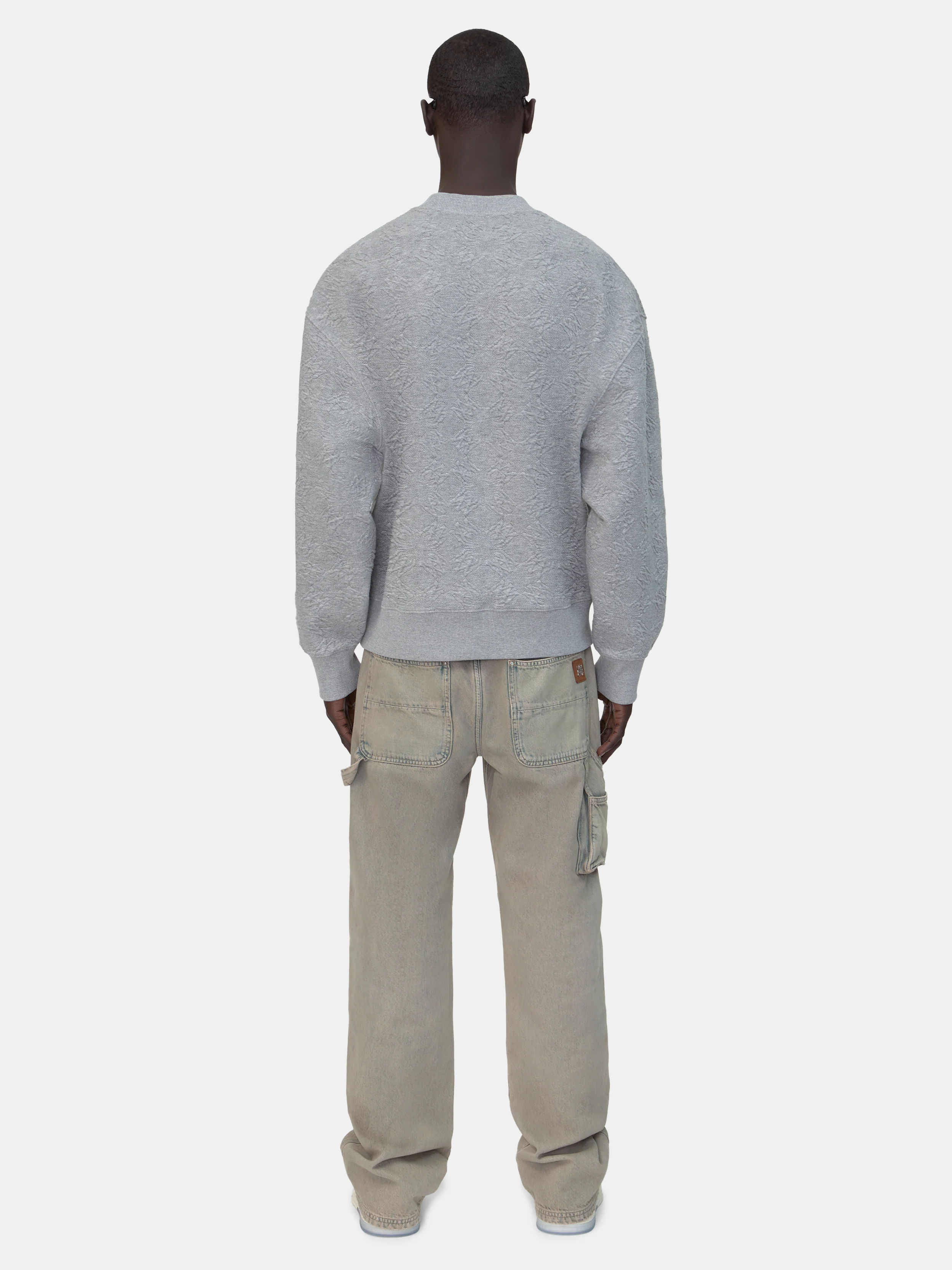 MA QUAD OVERSIZED CREW - STONE