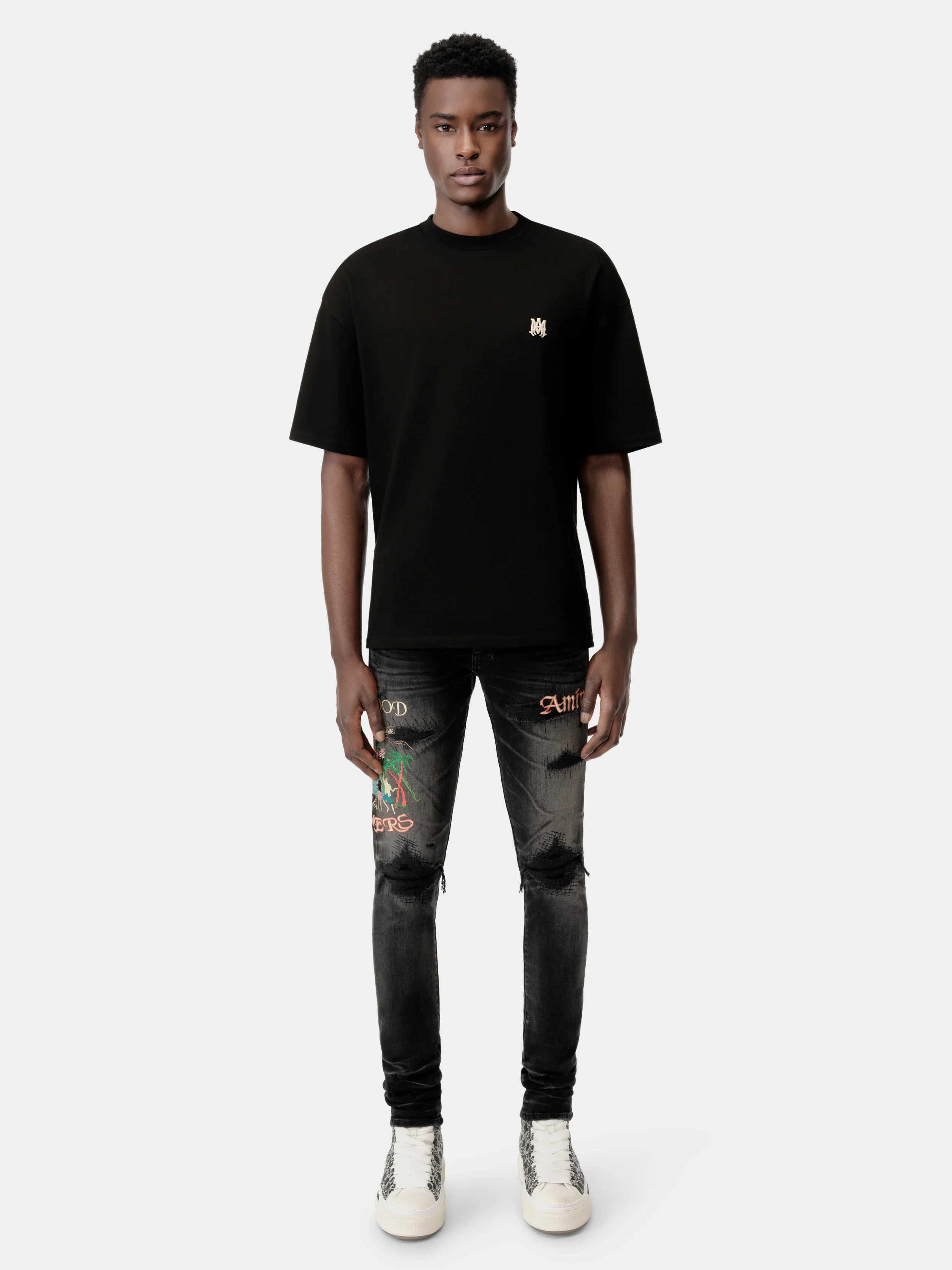 MA SKATER TEE - Black