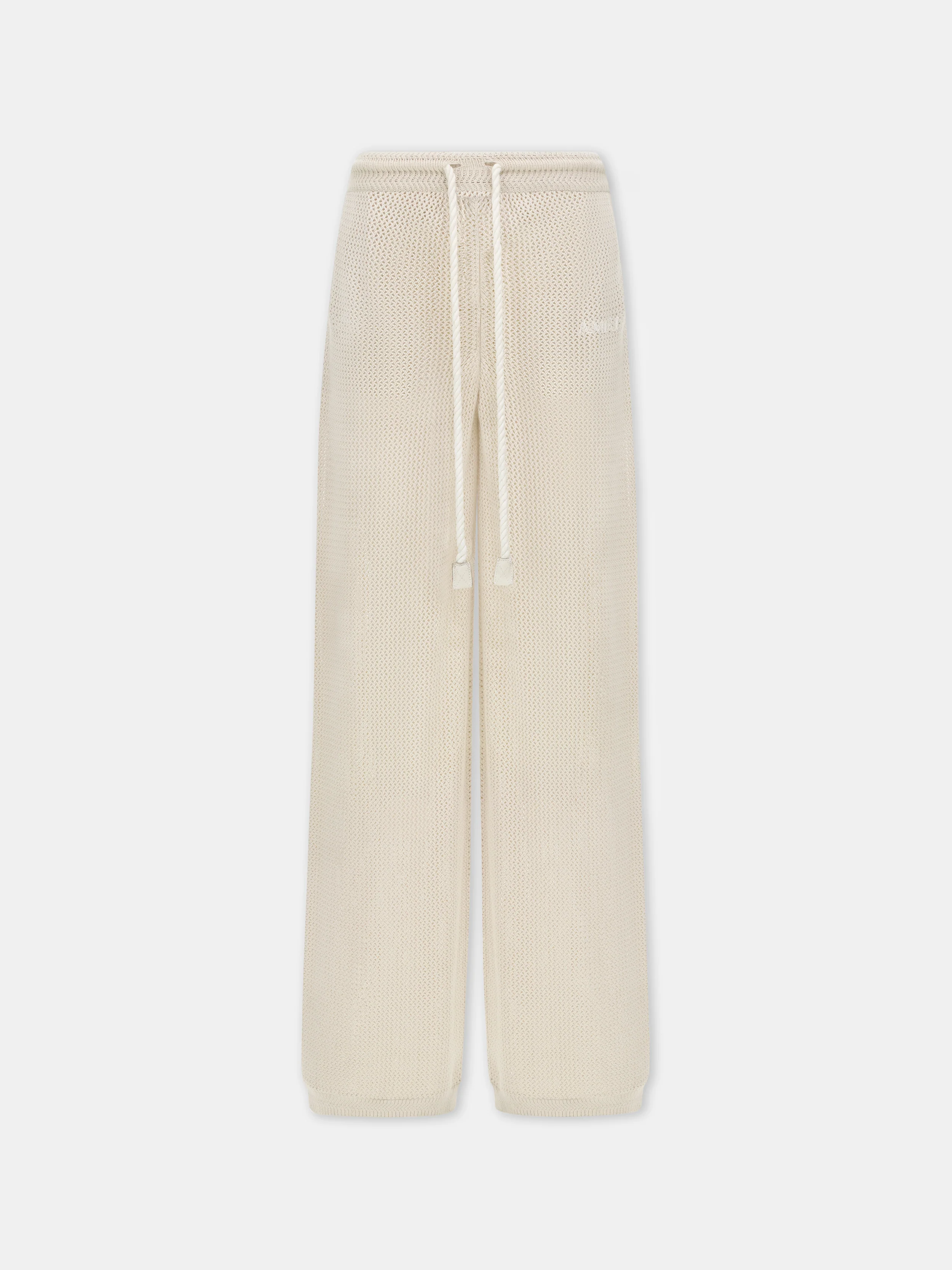 WOMEN - WOMEN'S AMIRI CROCHET MESH PANT - -Alabaster