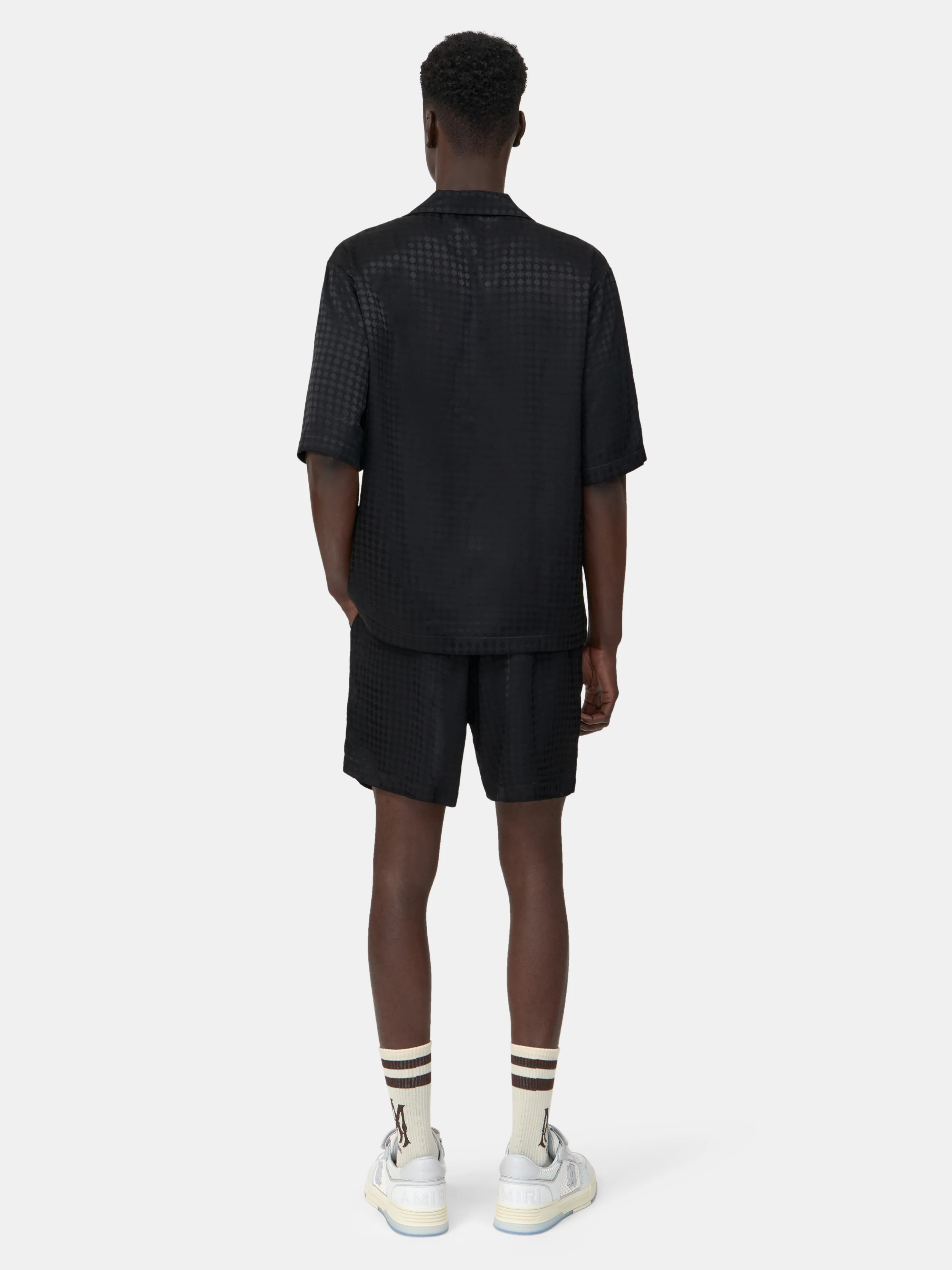 7417-ma-quad-jacquard-camp-shirt-black-4.webp MA QUAD JACQUARD CAMP SHIRT - Black