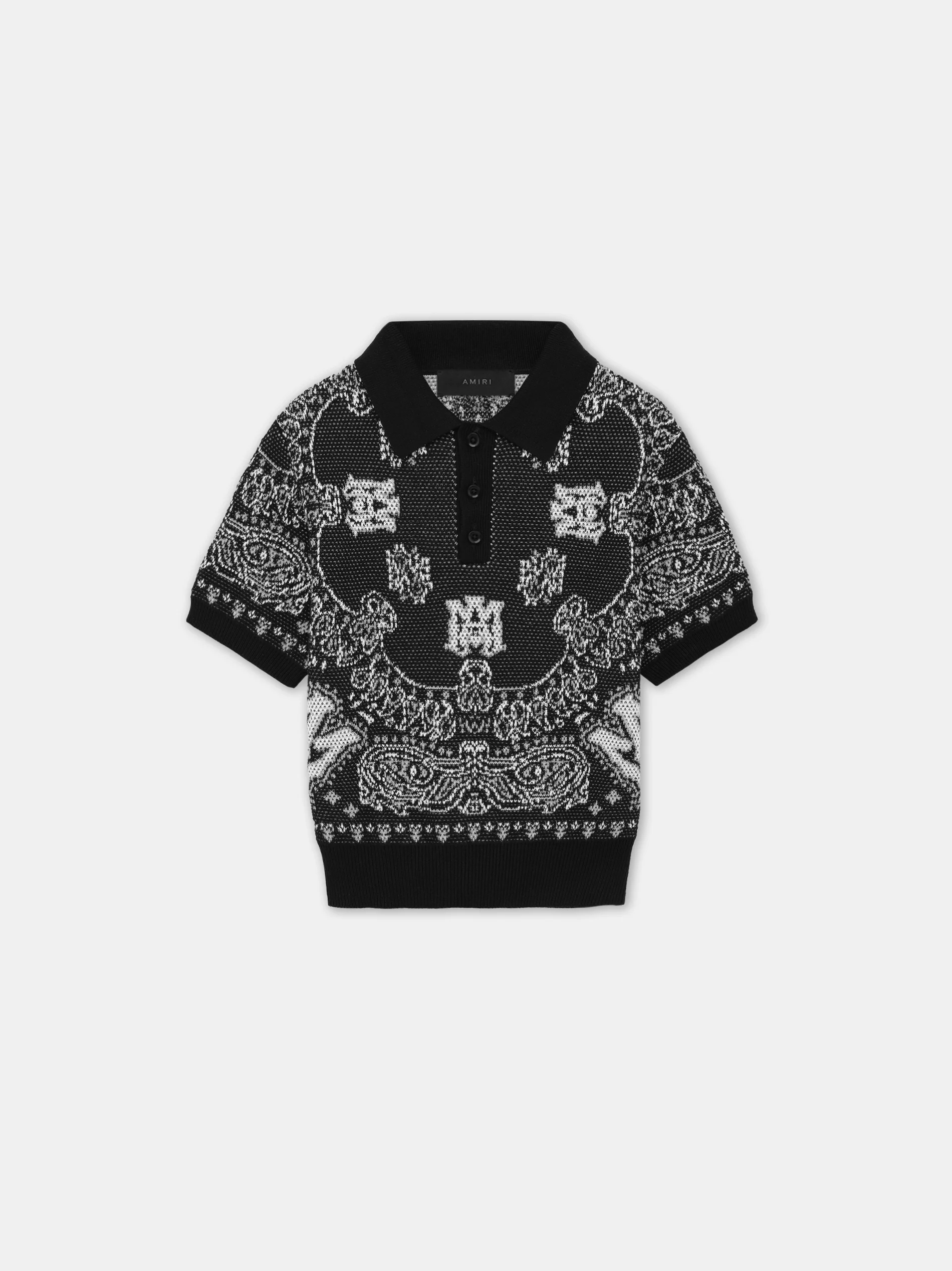 7518-kids-kids-bandana-polo-black-1.webp KIDS - KIDS' BANDANA POLO - Black