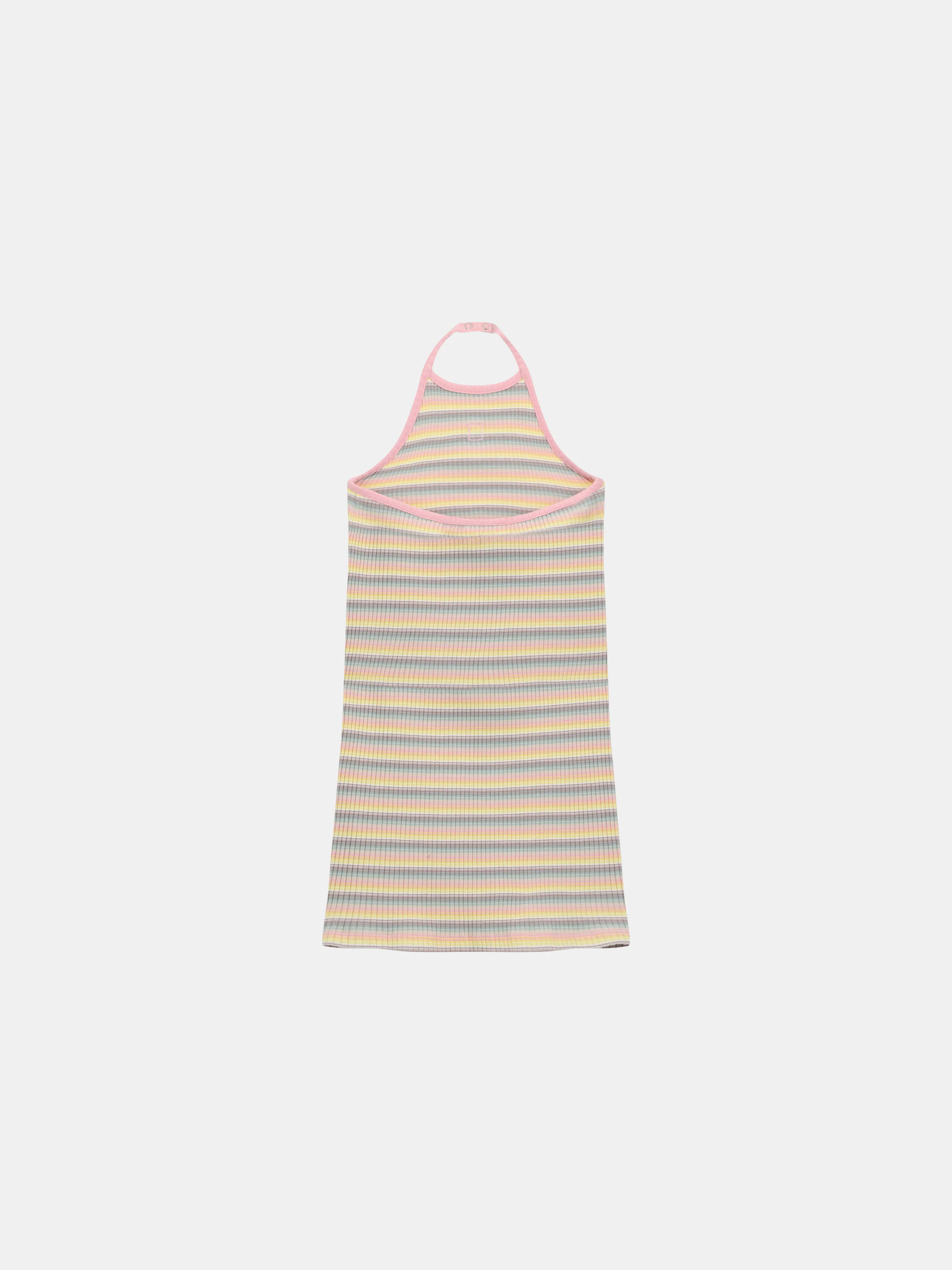 KIDS - KIDS' MA STRIPE HALTER DRESS - Multi