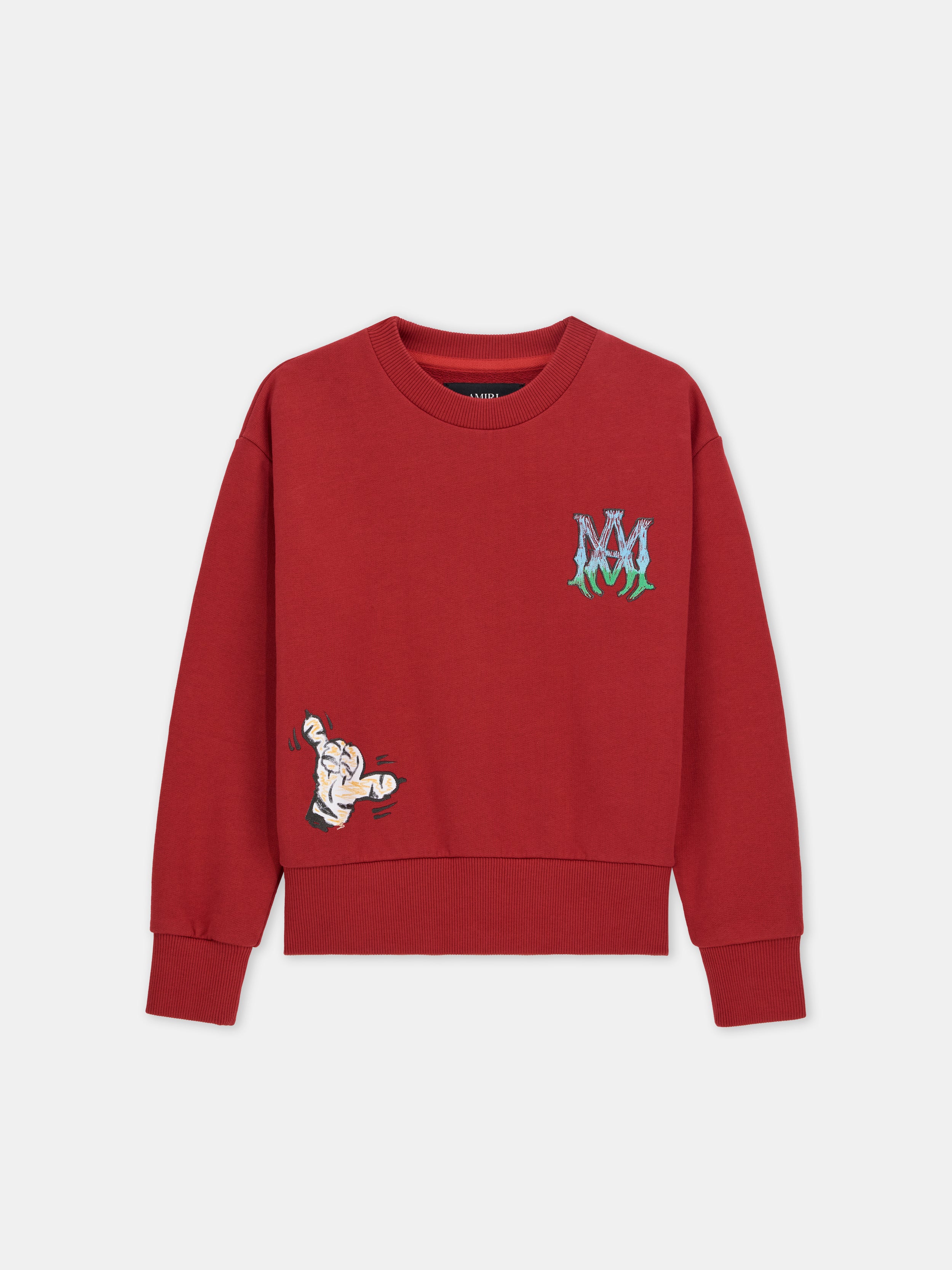 KIDS - KIDS' AMIRI TIGER CREW - Ruby