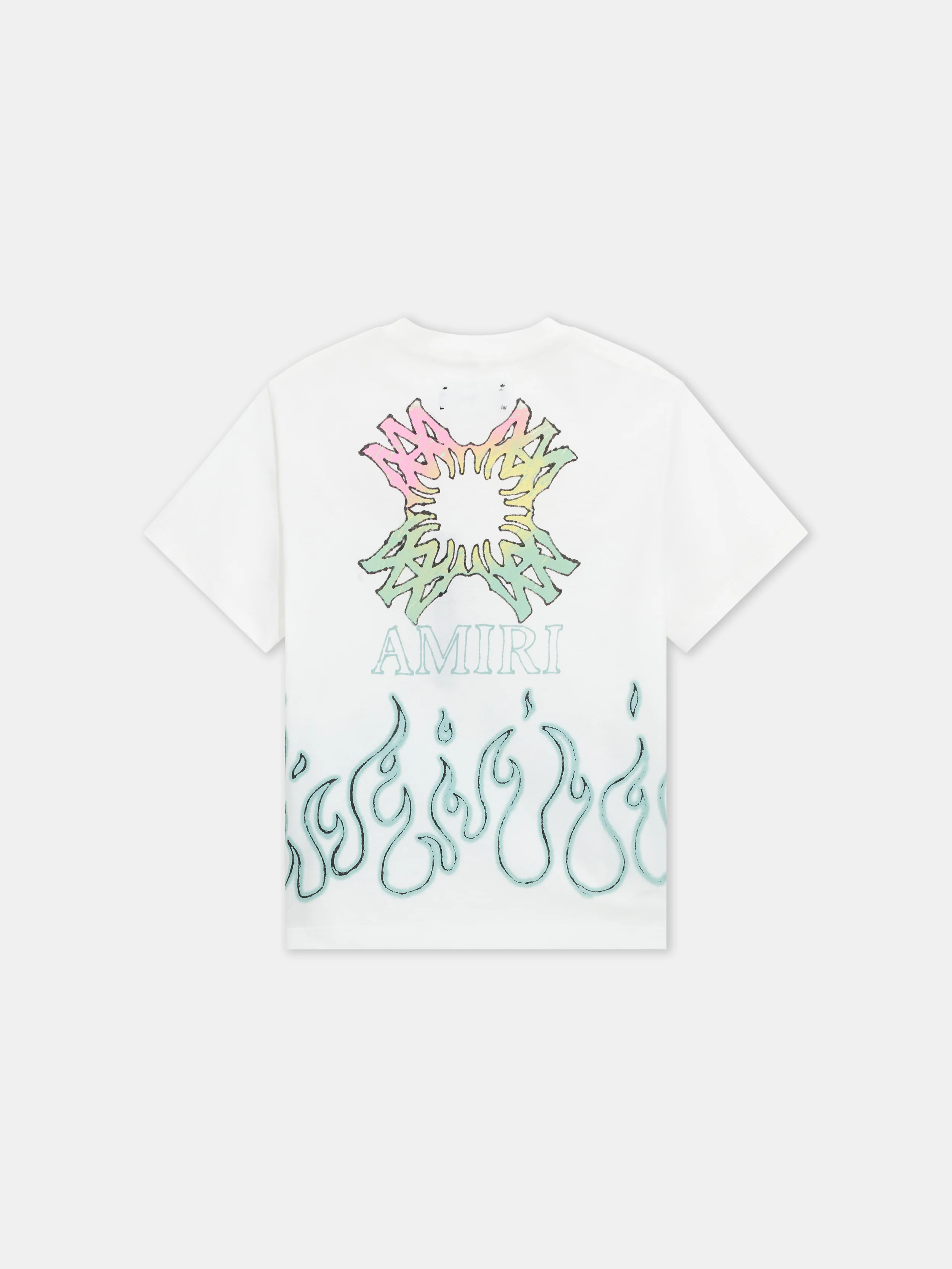KIDS - KIDS' MA QUAD FLAMES OVERSIZED TEE - Ivory