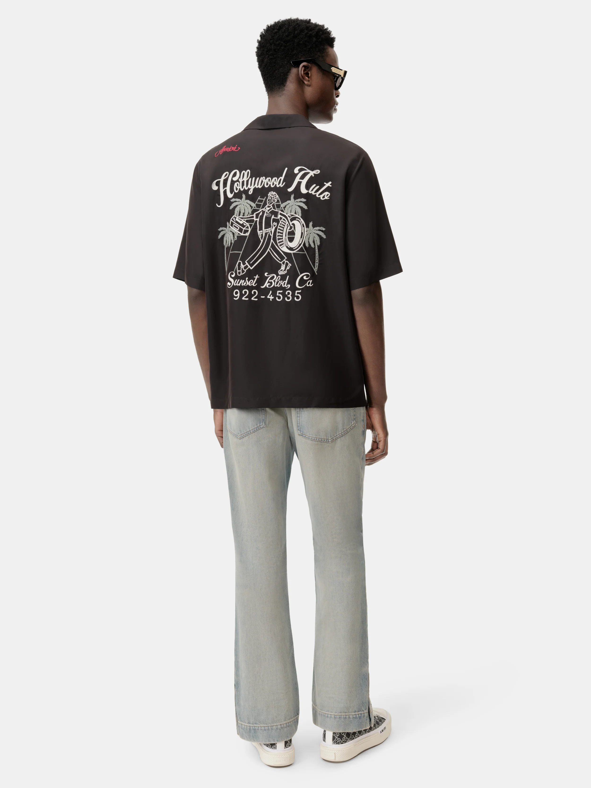 STRAIGHT FLARE JEAN - Antique Indigo