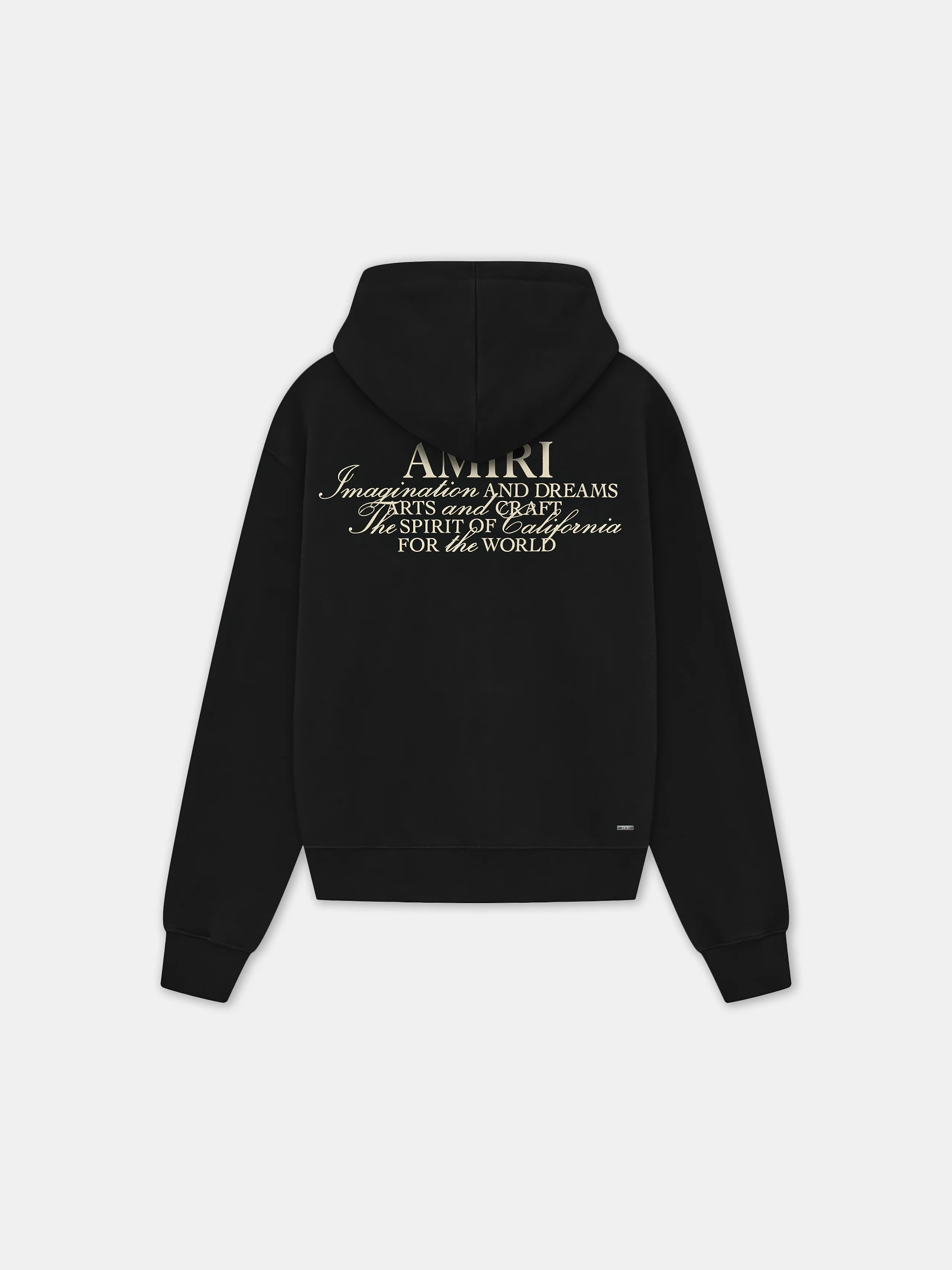 AMIRI SPIRIT ZIP HOODIE - Black