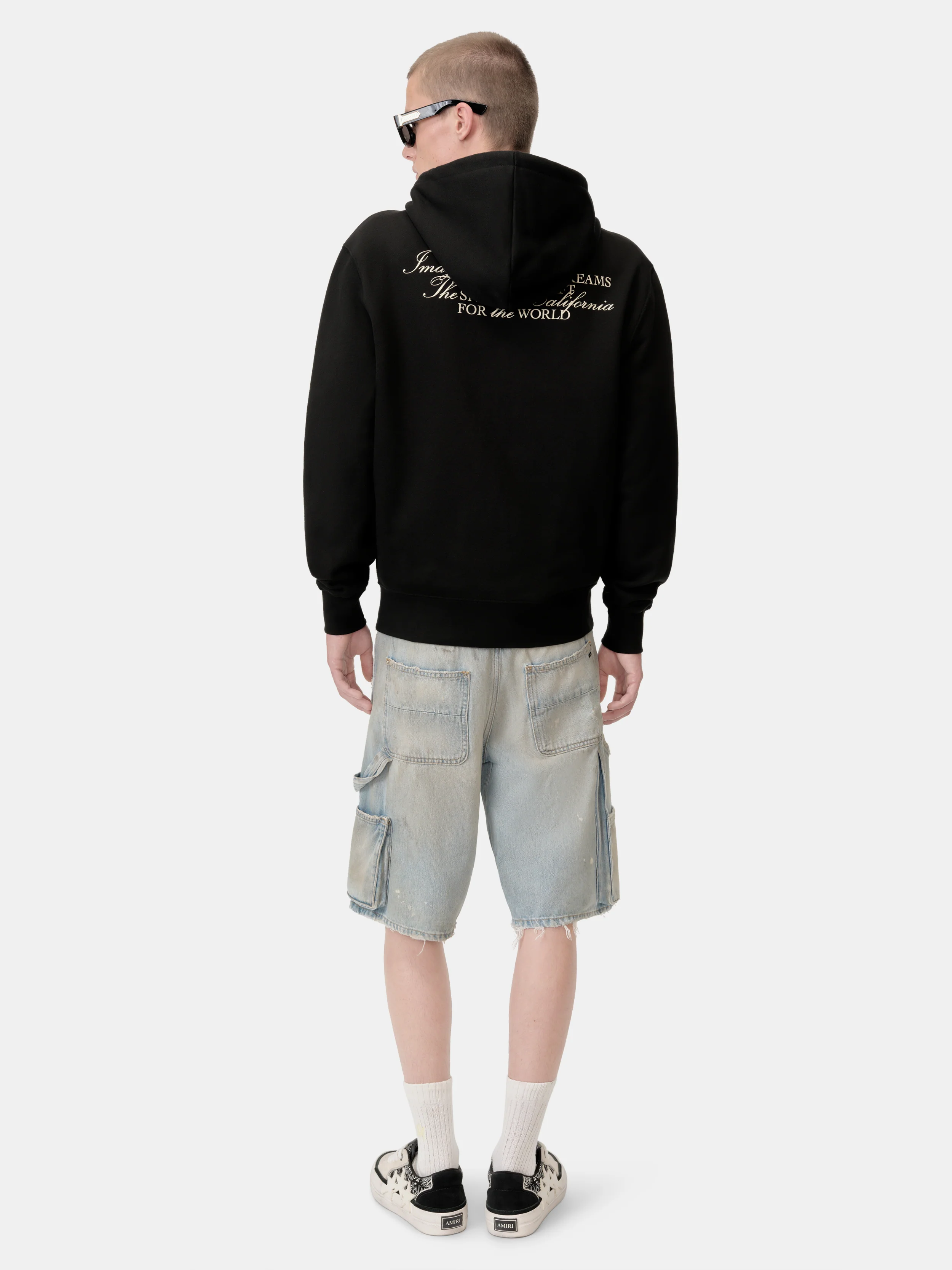 AMIRI SPIRIT ZIP HOODIE - Black