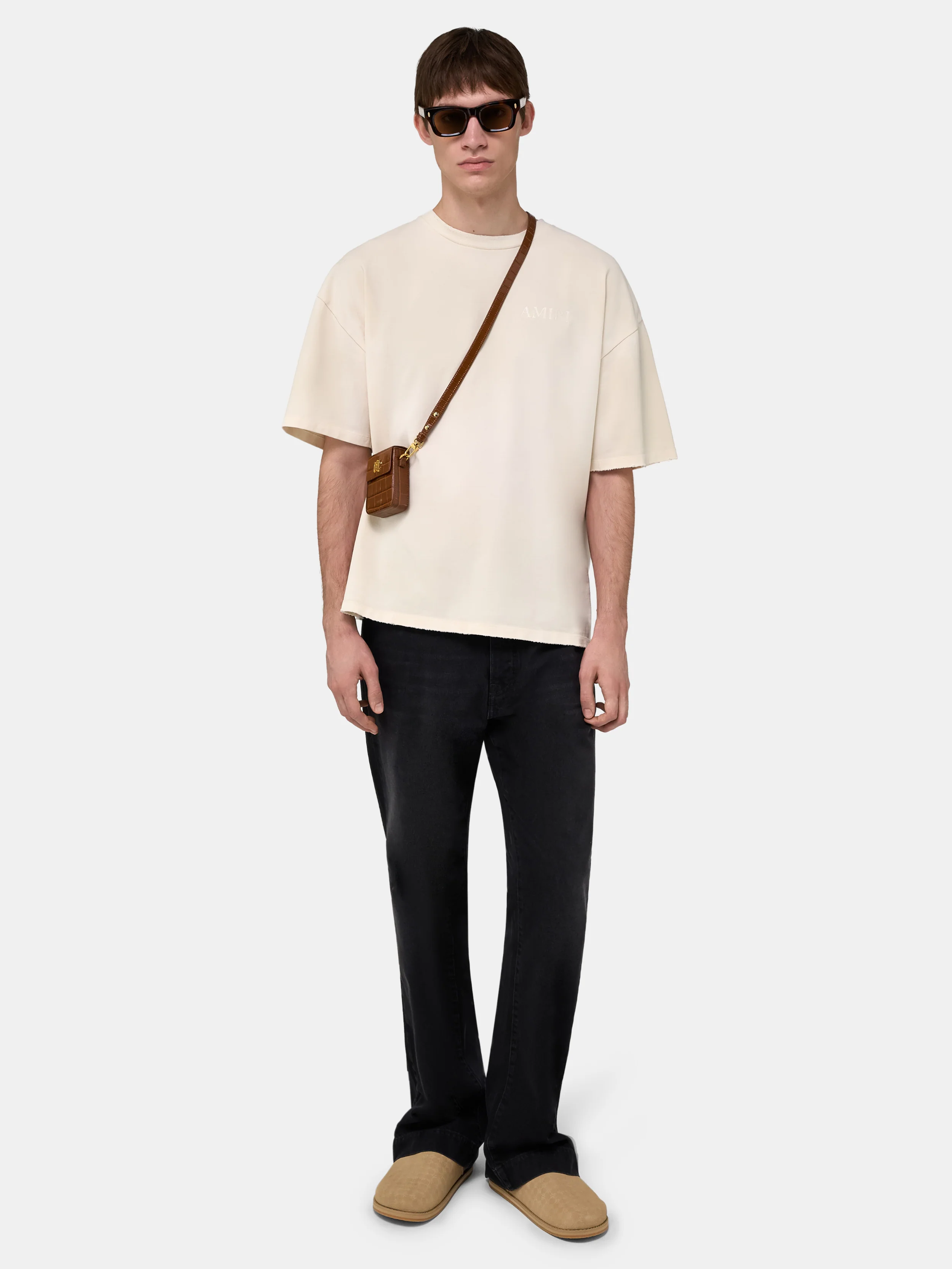 BANDANA PATCH OVERSIZED TEE - Ivory