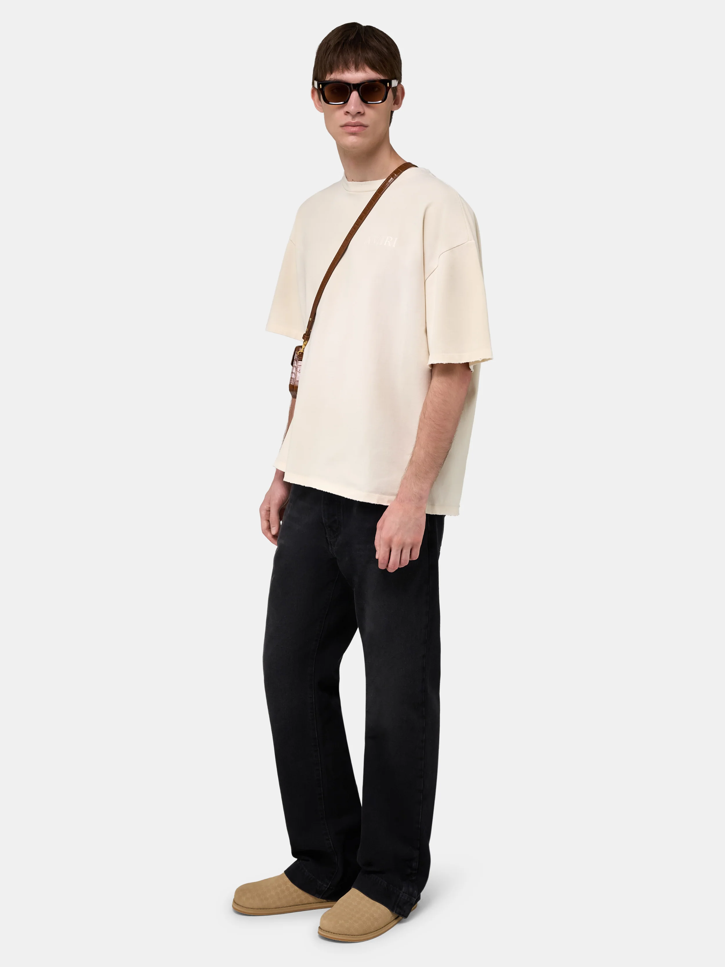 BANDANA PATCH OVERSIZED TEE - Ivory