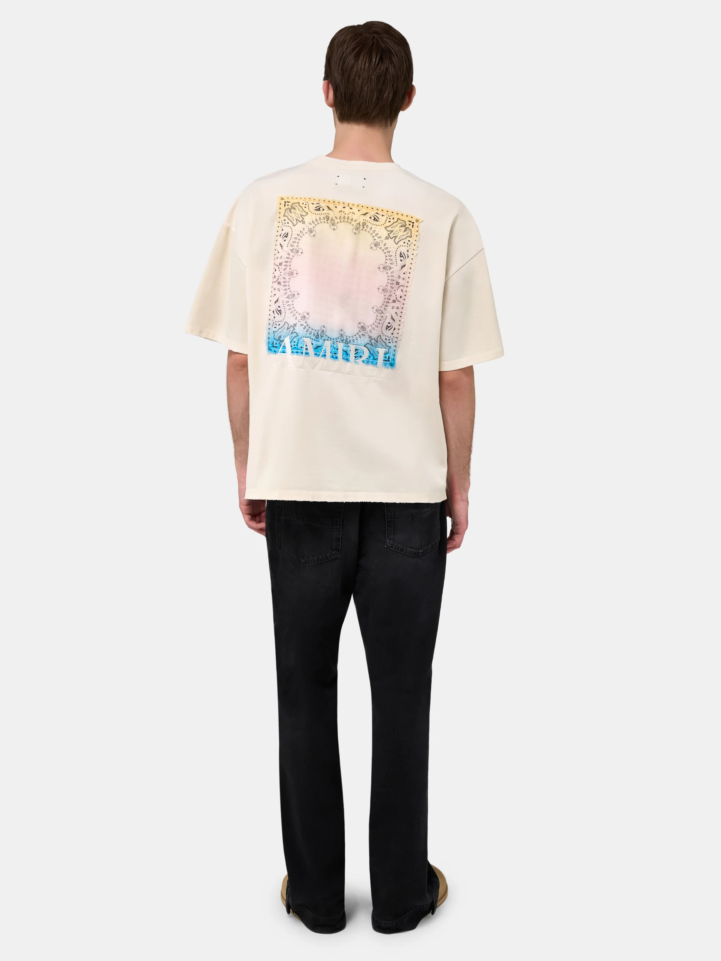 BANDANA PATCH OVERSIZED TEE - Ivory