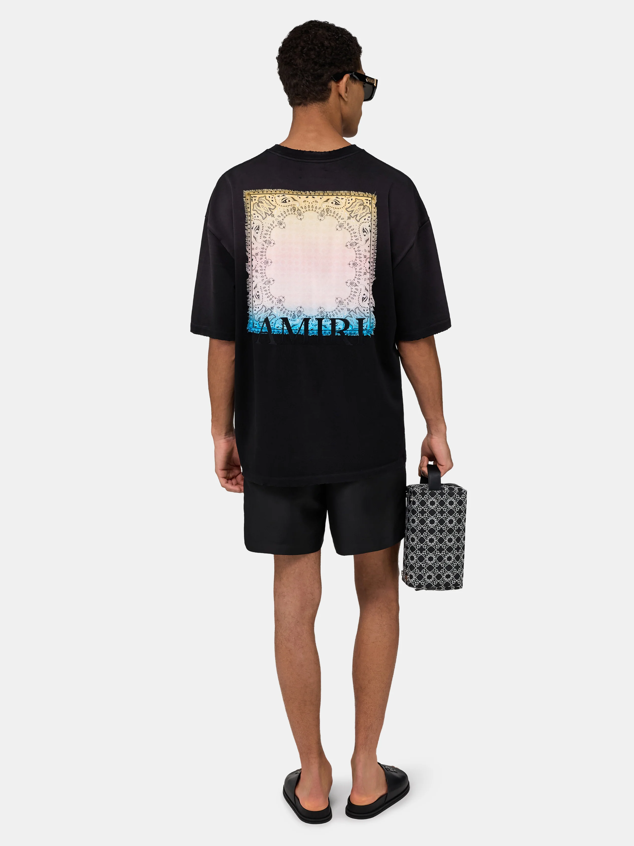 AMIRI PATCH SWIMSHORT - Black