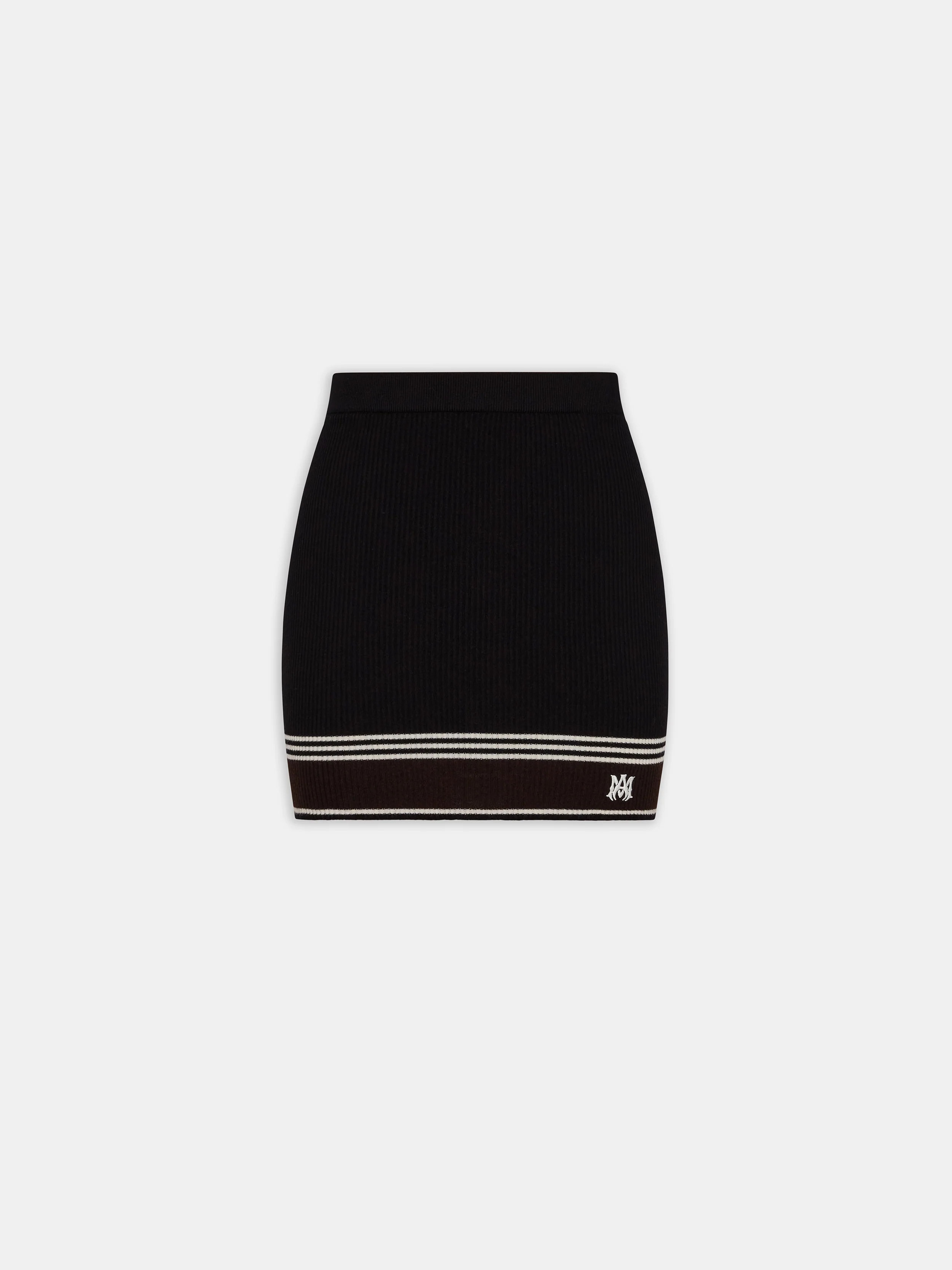 8399-women-women-s-ma-stripe-mini-skirt-black-1.webp WOMEN - WOMEN'S MA STRIPE MINI SKIRT - Black