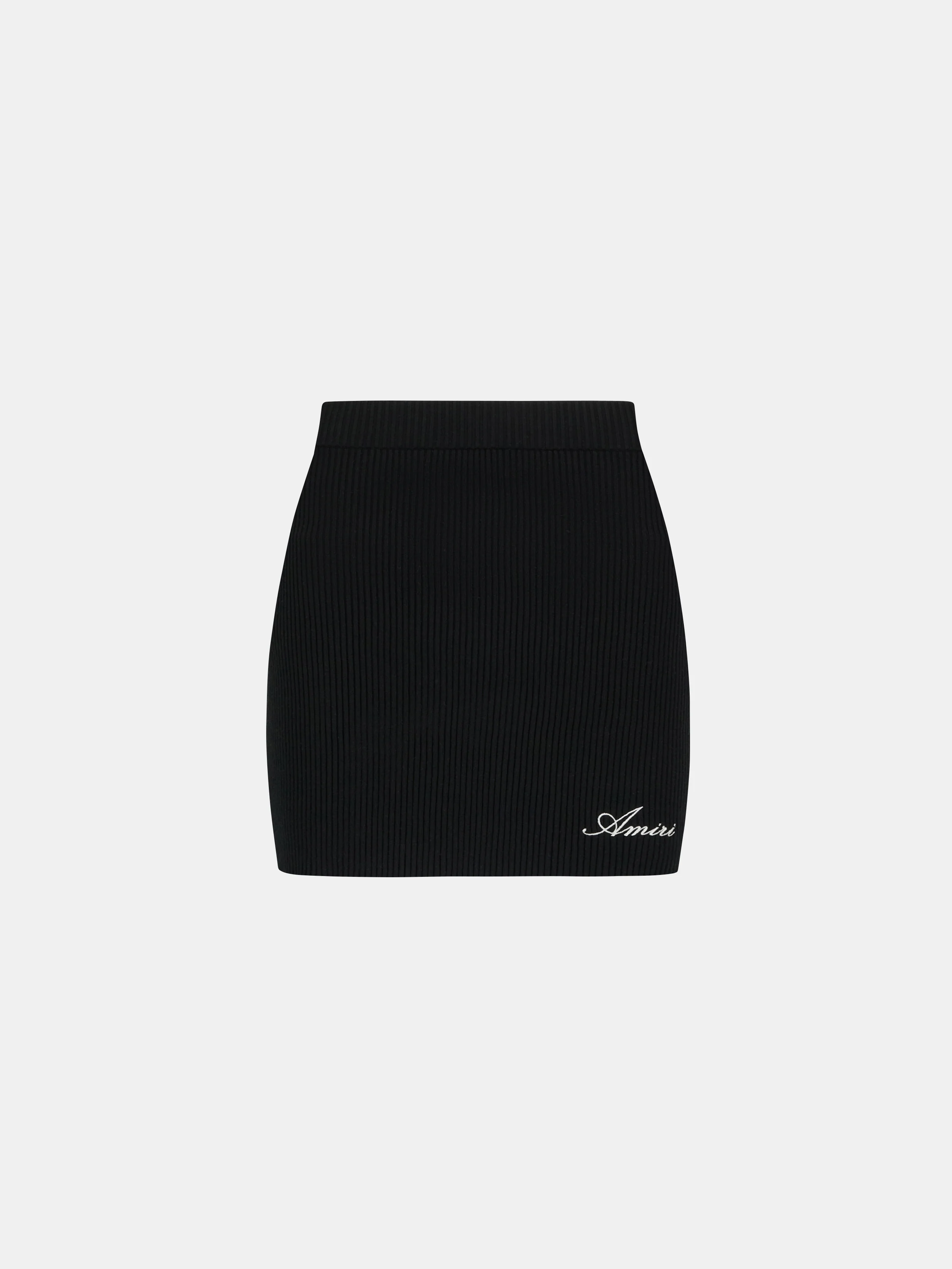 8415-women-women-s-script-rib-knit-mini-skirt-black-1.webp WOMEN - WOMEN'S SCRIPT RIB KNIT MINI SKIRT - Black