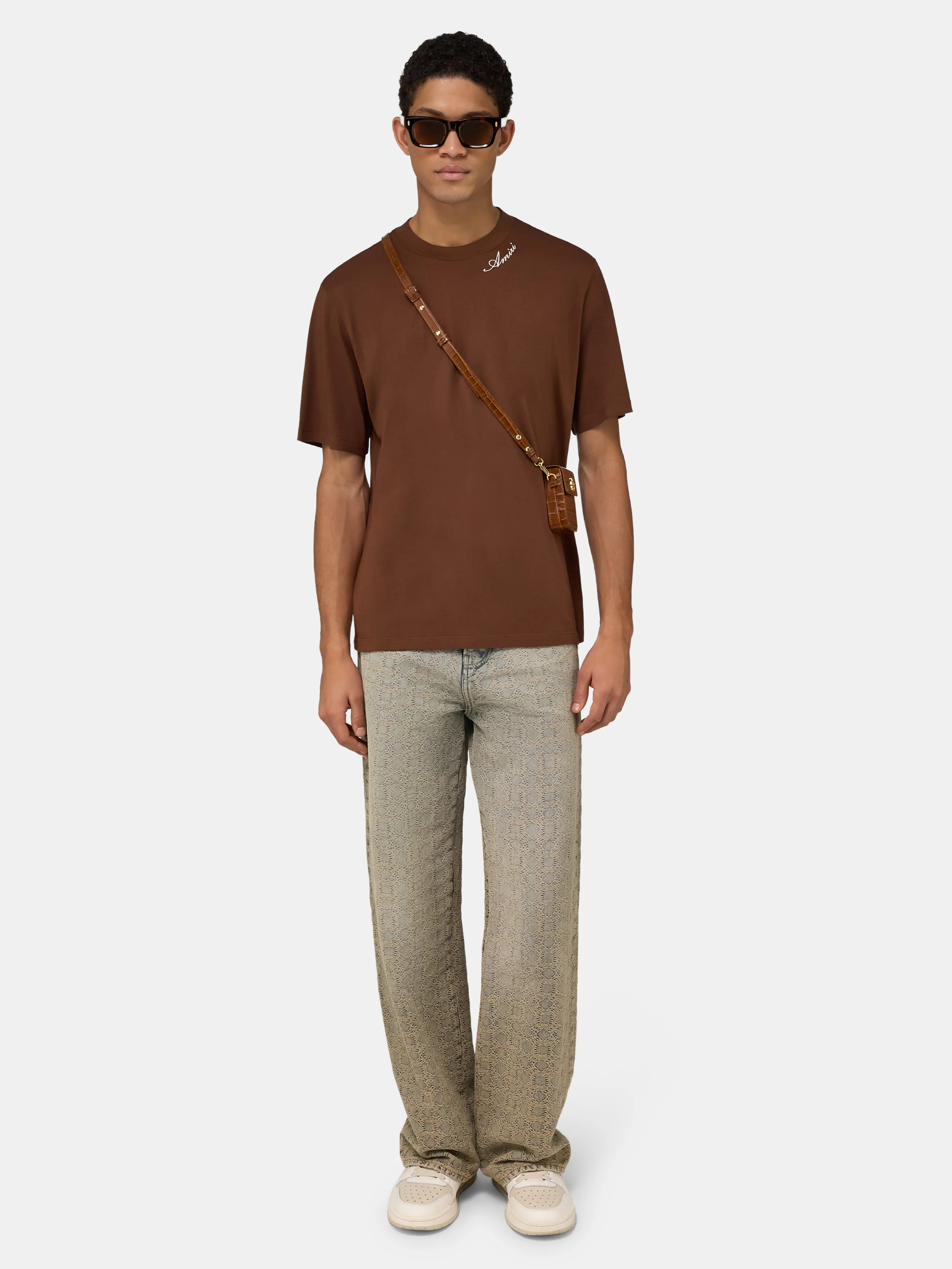 MA QUAD JACQUARD BAGGY JEAN - Multi