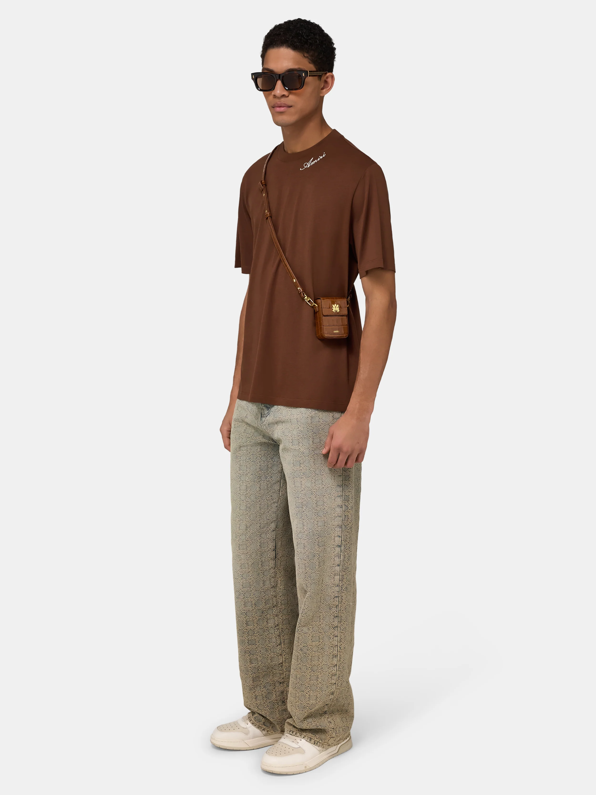 MA QUAD JACQUARD BAGGY JEAN - Multi