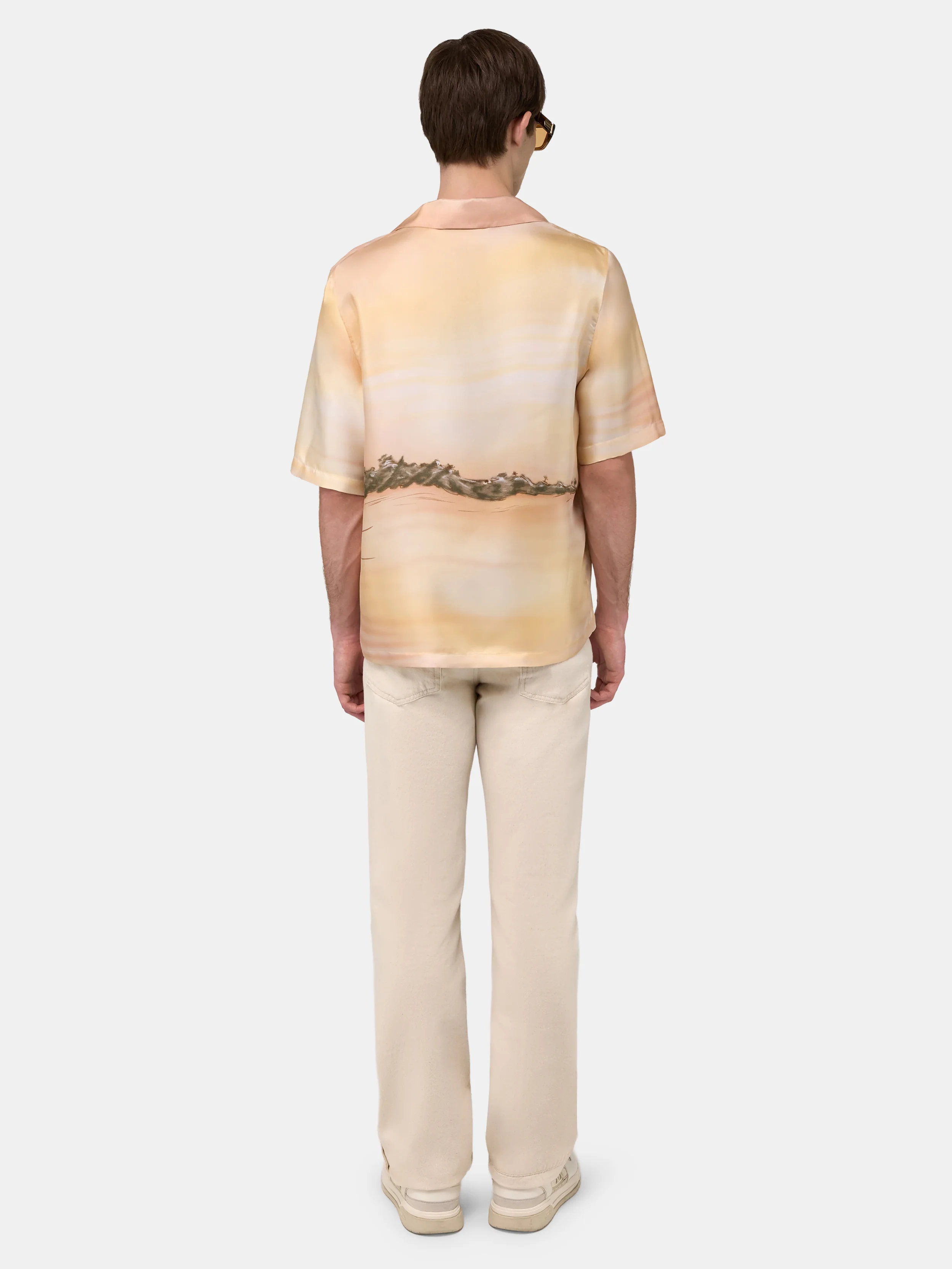 STRAIGHT FLARE JEAN - Ecru